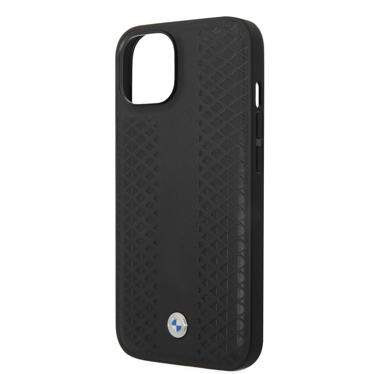 iPhone 14 - BMW Leather Diamond Pattern Black - 6