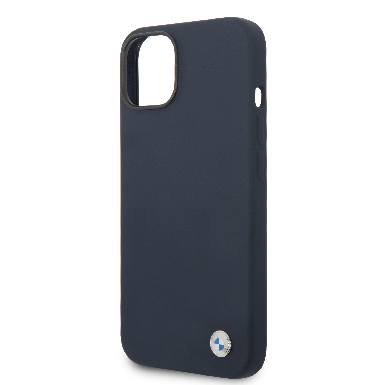 iPhone 14 - BMW Silicone Metal Logo Navy - 6