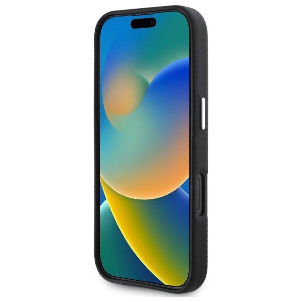 iPhone 16 Pro Max - BMW Kevlar Full Wrapped Metal Black - 5