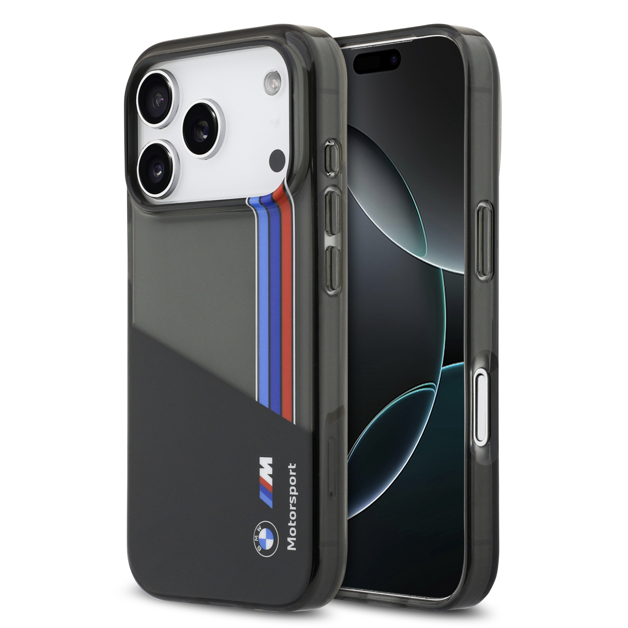 iPhone 17 Pro - BMW Motorsport IML Vertical Stripes Black - 2