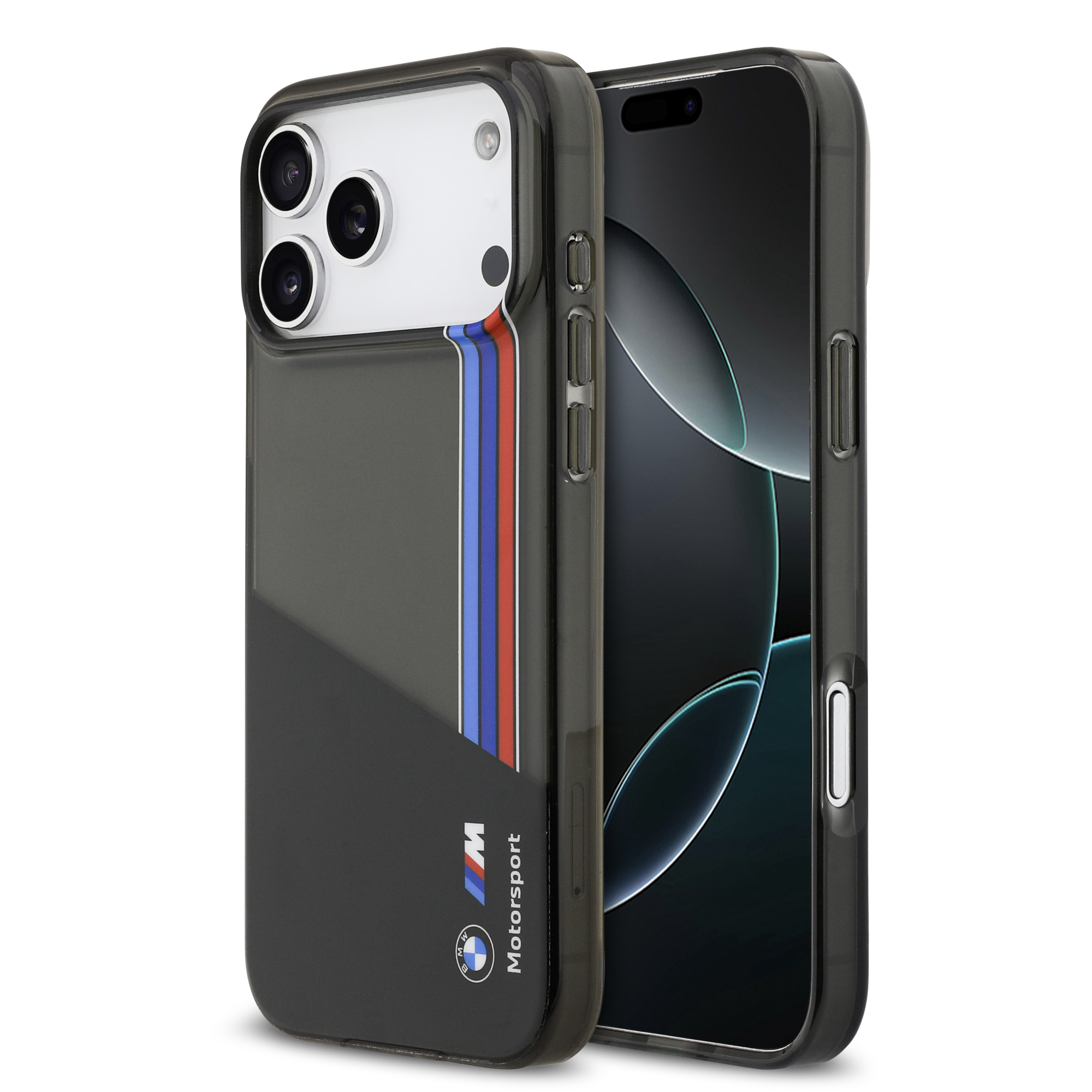 iPhone 17 Pro Max - BMW Motorsport IML Vertical Stripes Black - 2