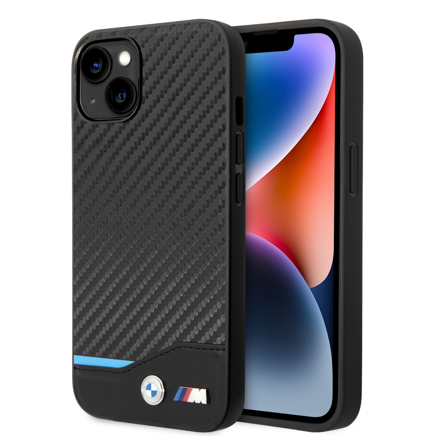 iPhone 14 - BMW Leather Carbon Black - 2