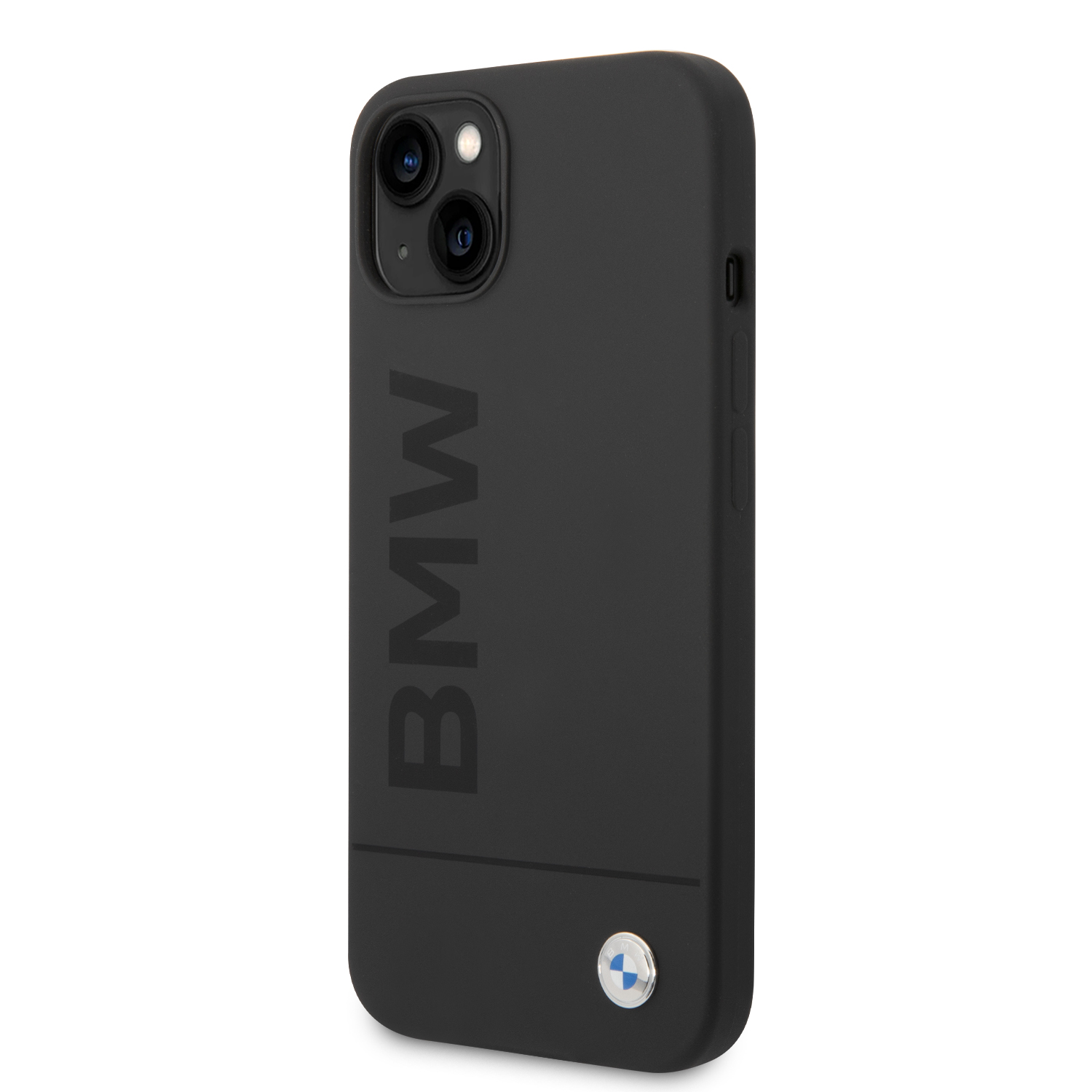 iPhone 14 - BMW Silicone Big Logo Black - 3