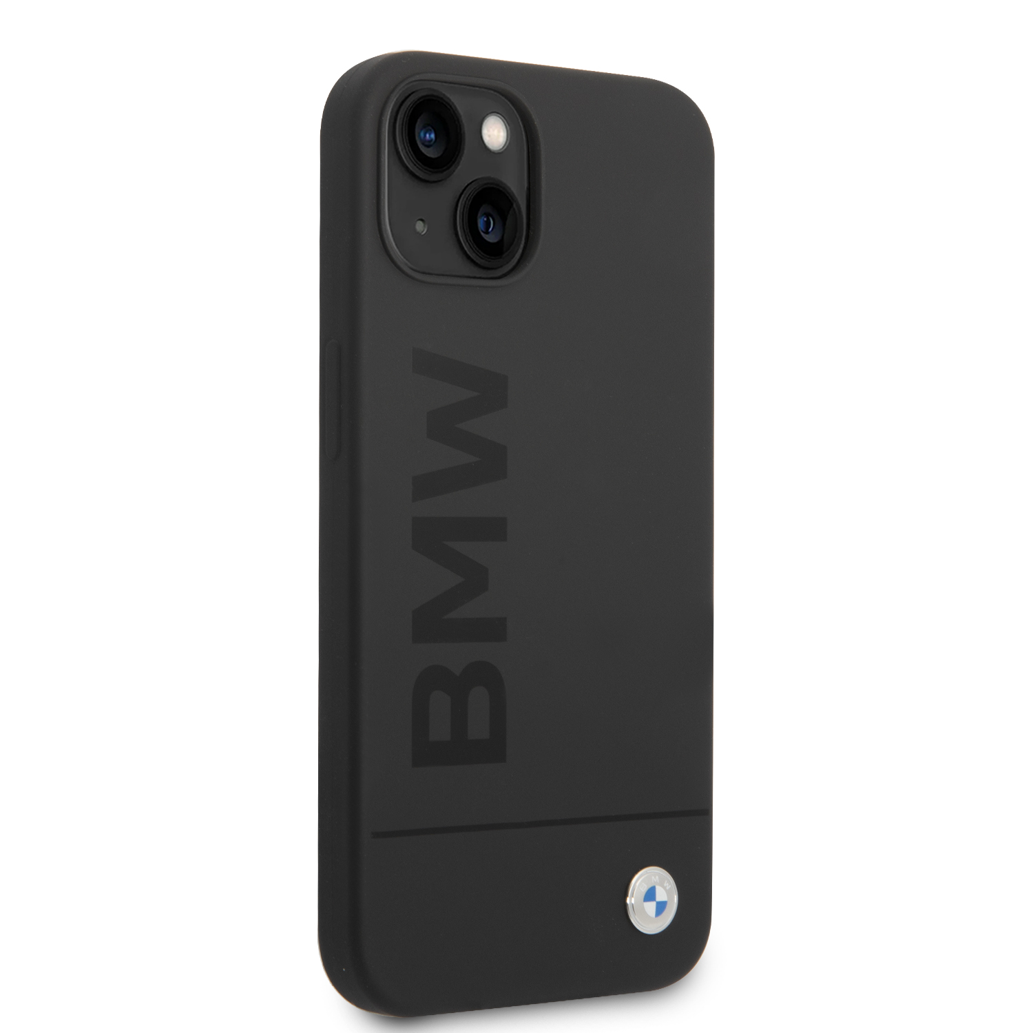 iPhone 14 - BMW Silicone Big Logo Black - 4