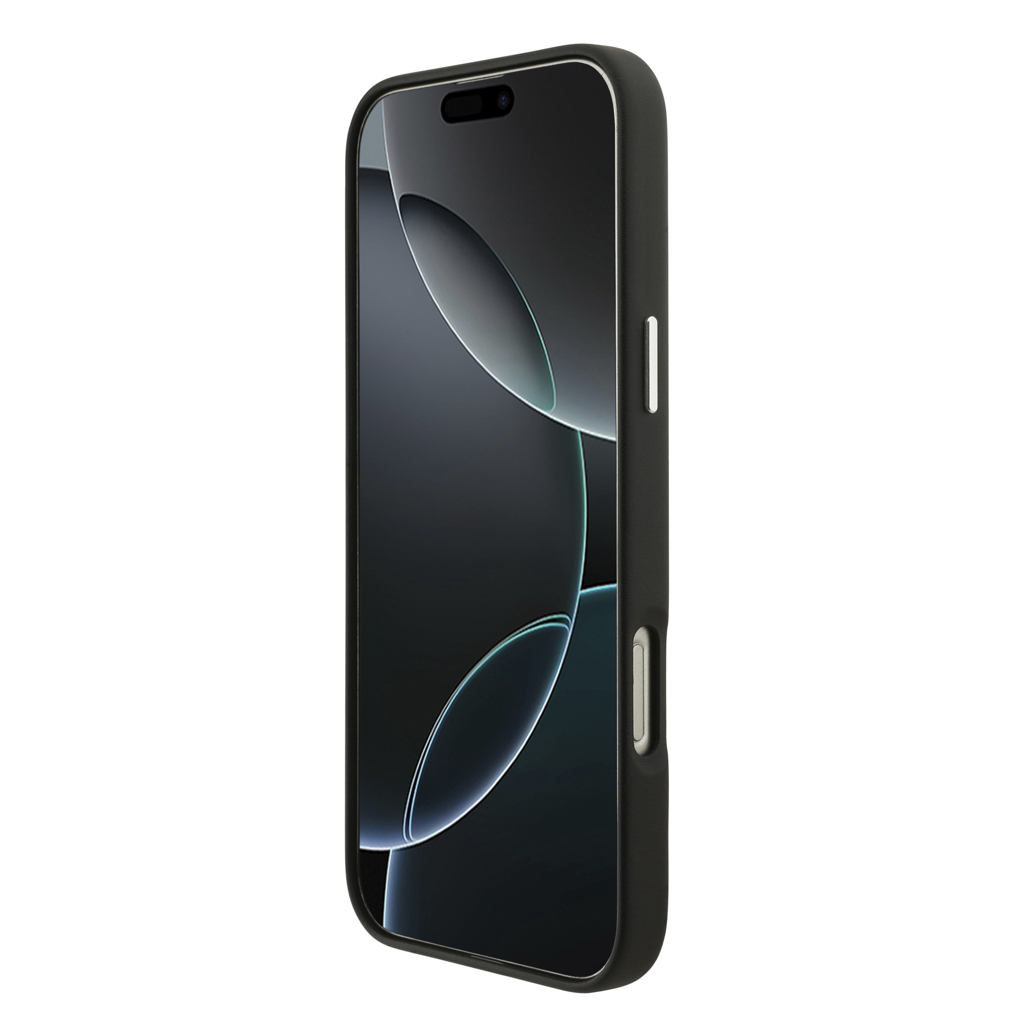 iPhone 16 Pro Max - BMW Leather Full Wrapped Metal Black - 5