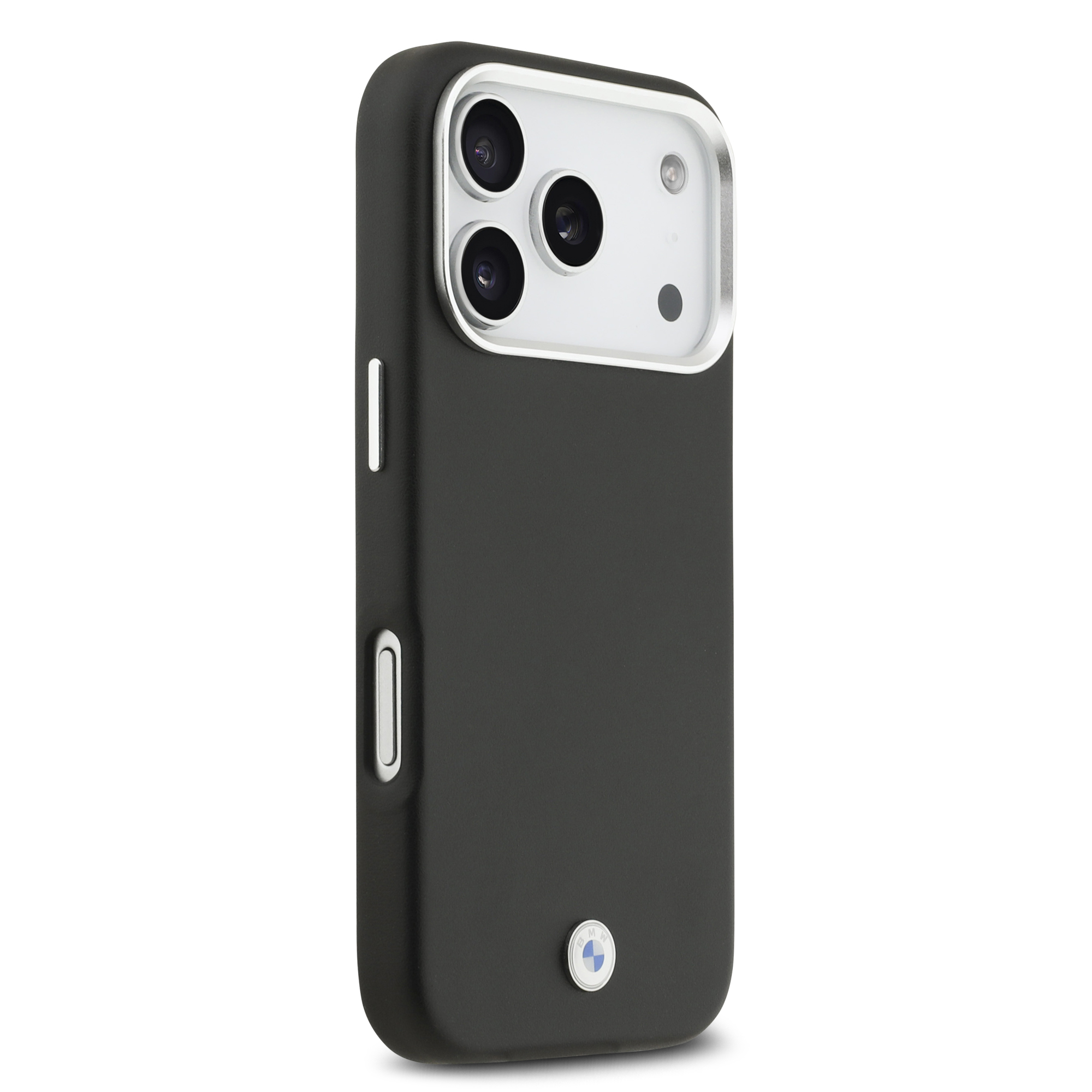 iPhone 17 Pro - BMW Leather Full Wrapped Metal Black - 4