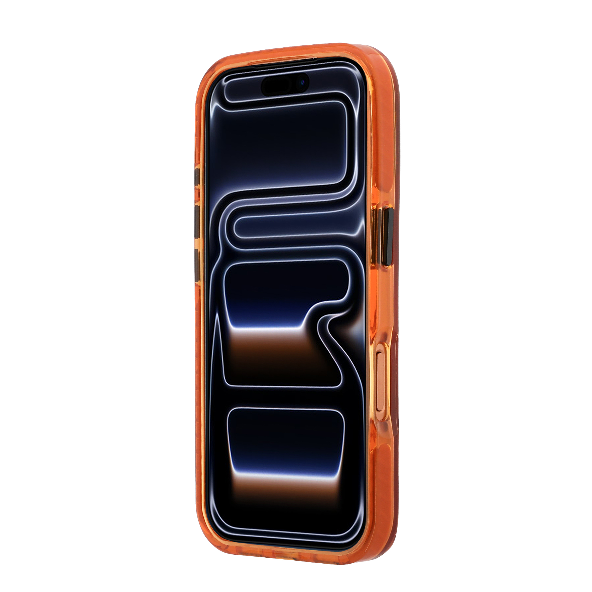 iPhone 17 Pro - BMW Shockproof IML Metal Logos Orange - 5