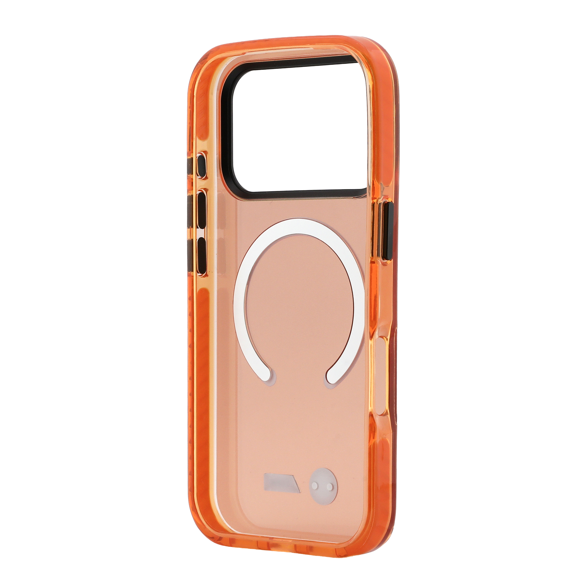 iPhone 17 Pro - BMW Shockproof IML Metal Logos Orange - 7