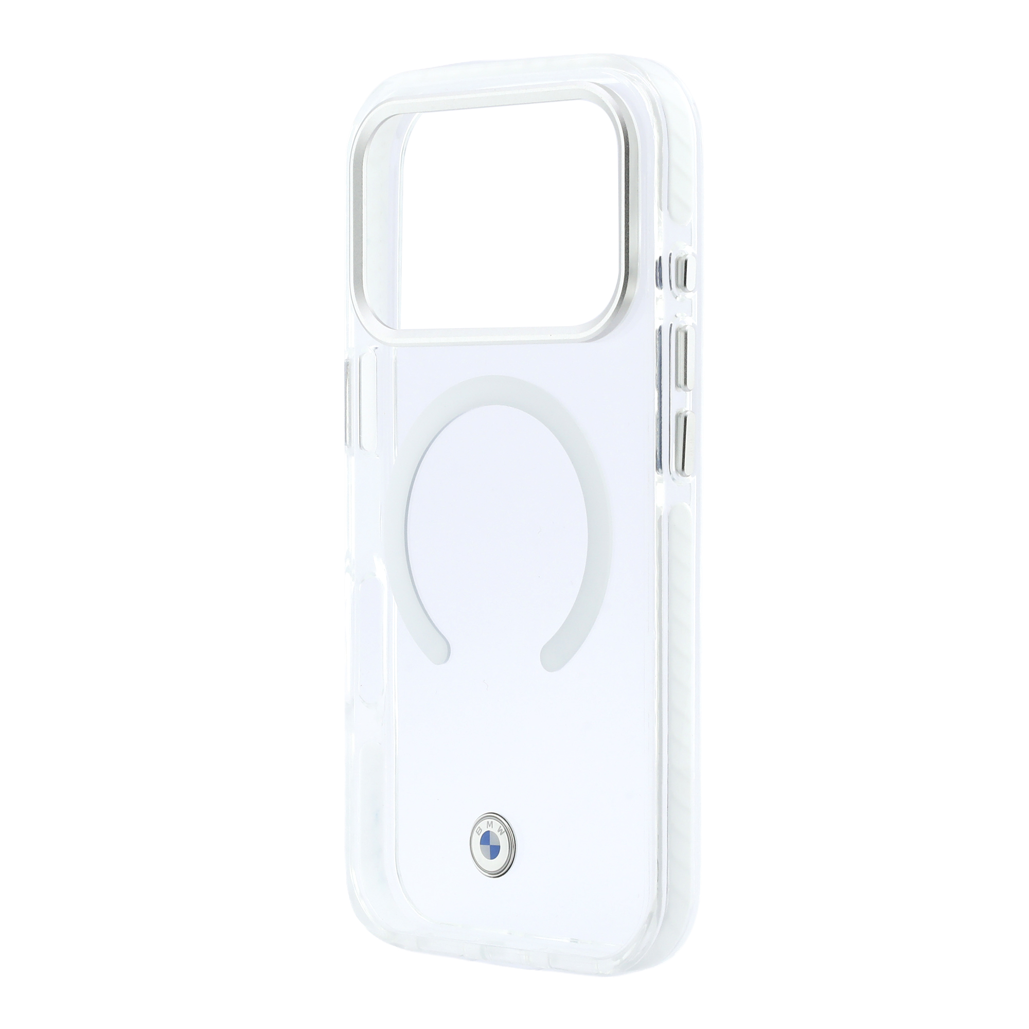 iPhone 17 Pro - BMW Shockproof IML Metal Logo Transparent - 6