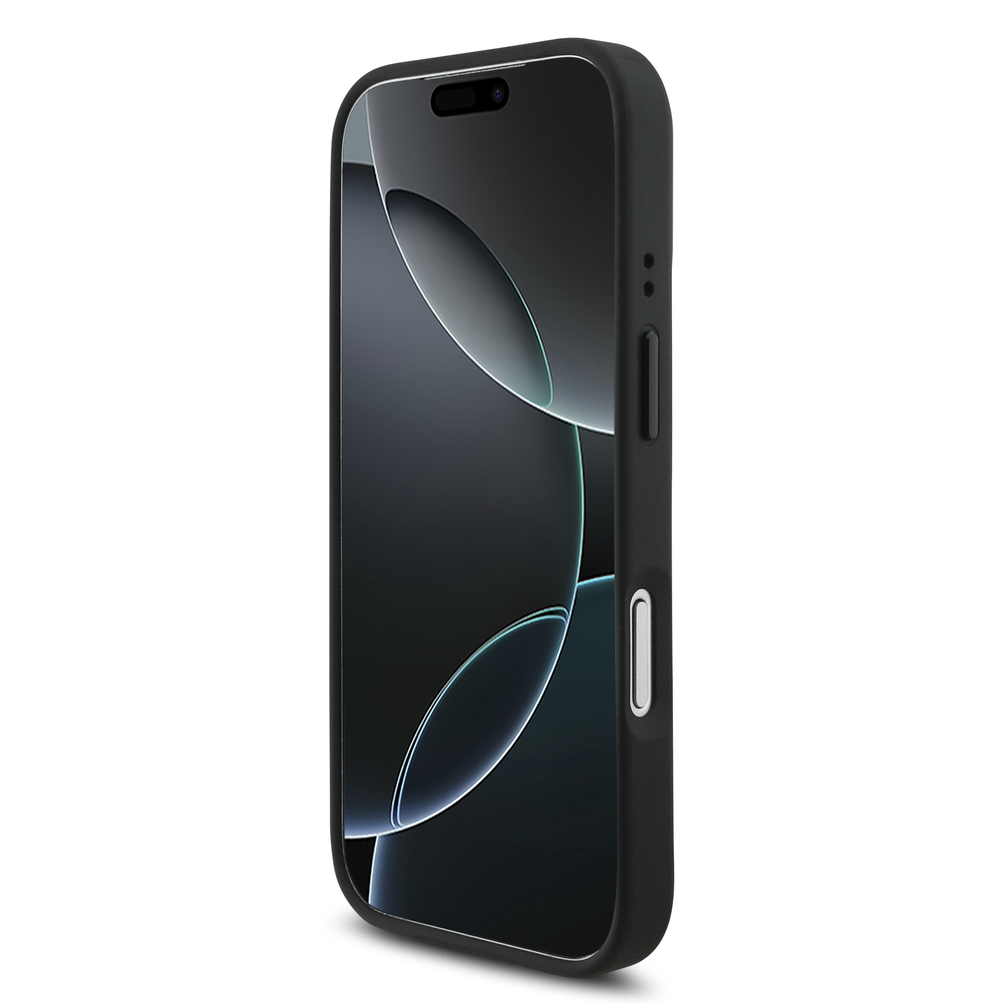 iPhone 17 Pro - BMW Leather Tricolor Slanted Tripes Black - 5
