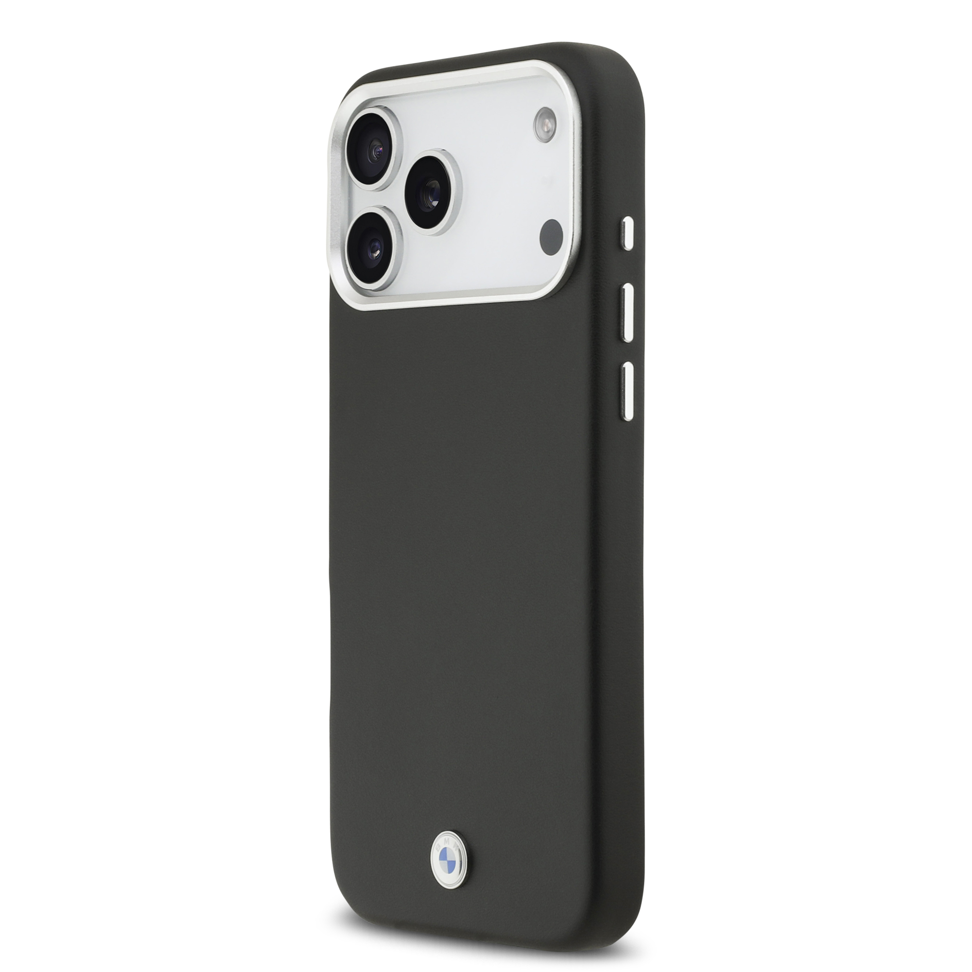 iPhone 17 Pro Max - BMW Leather Full Wrapped Metal Black - 3