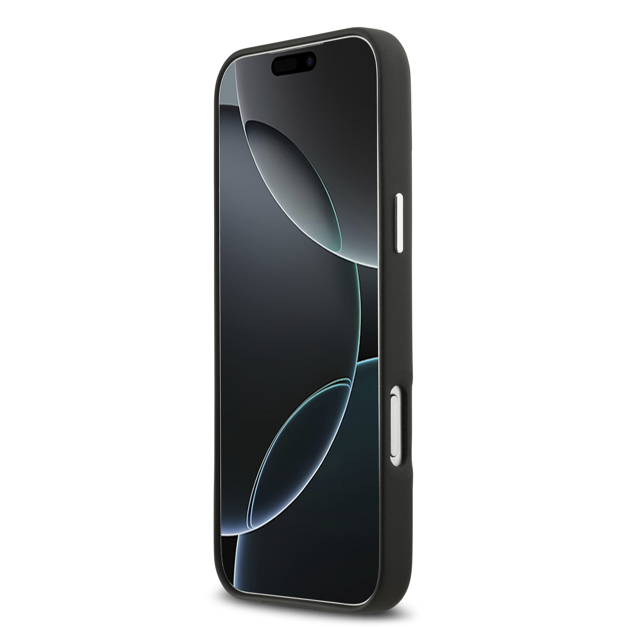 iPhone 17 Pro Max - BMW Leather Full Wrapped Metal Black - 5