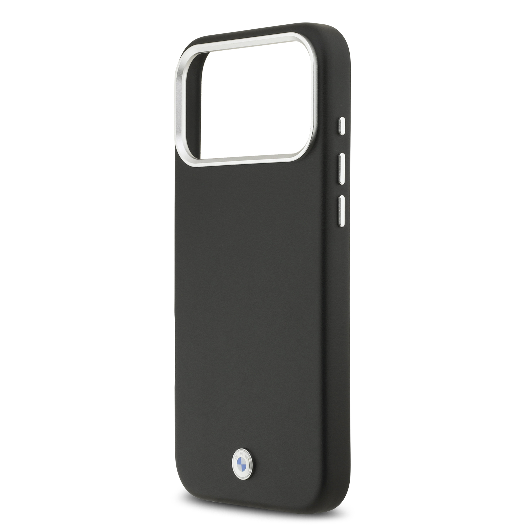 iPhone 17 Pro Max - BMW Leather Full Wrapped Metal Black - 6