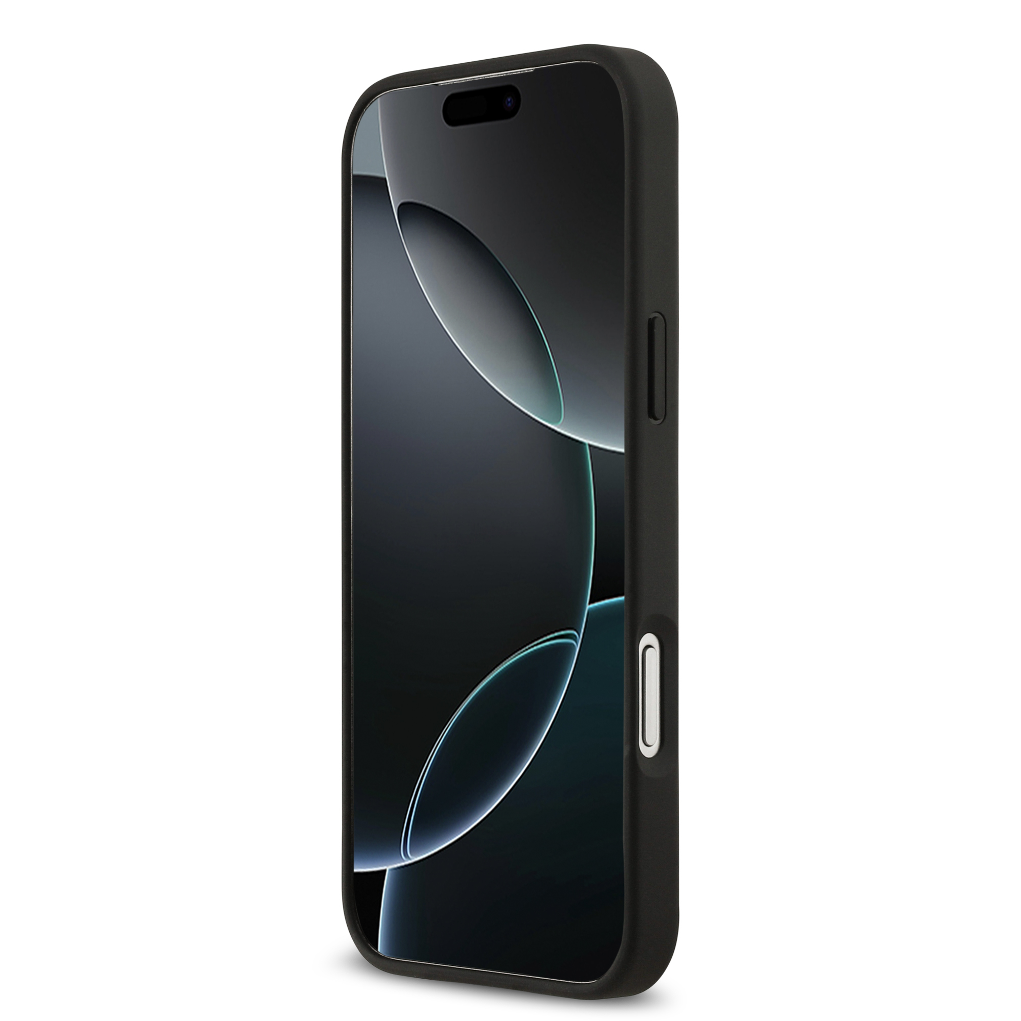 iPhone 17 Pro Max - BMW Kevlar With Printed Tricolor Lines Black - 5