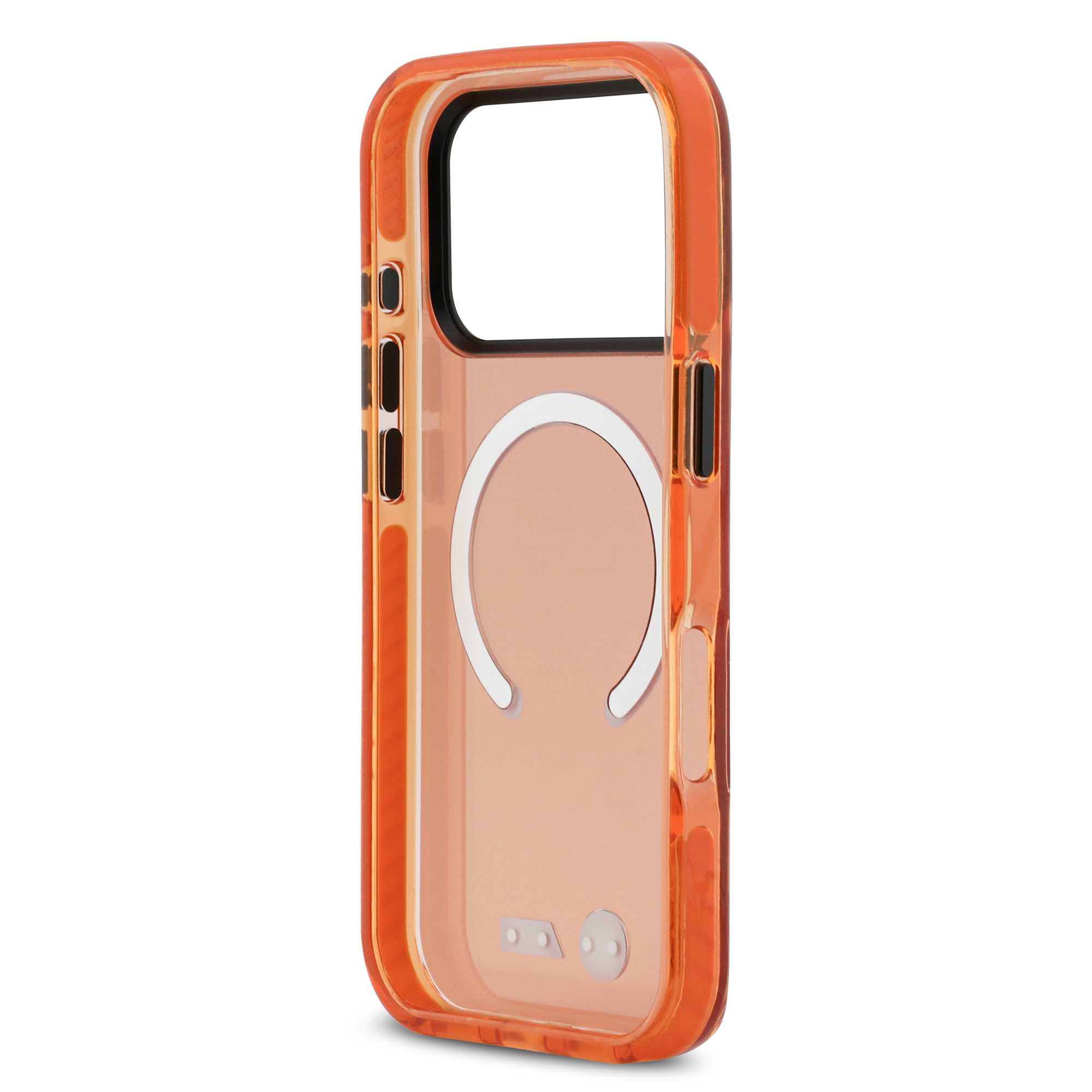 iPhone 17 Pro Max - BMW Shockproof Metal Logos Orange - 7