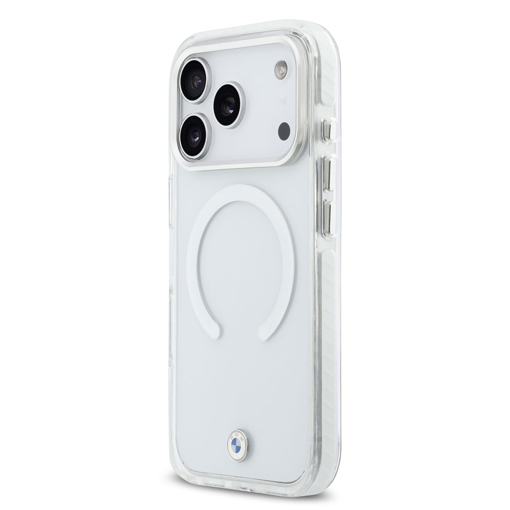iPhone 17 Pro Max - BMW Shockproof IML Metal Logo Transparent - 3