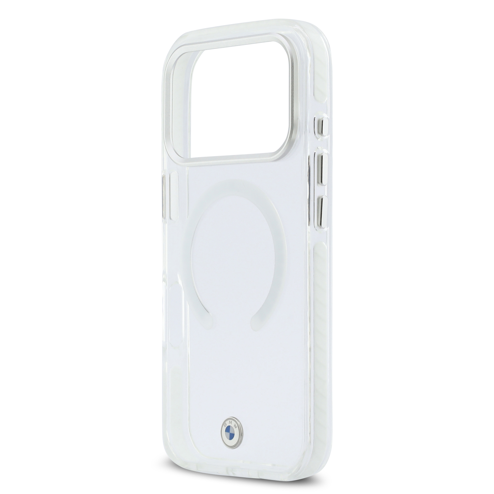 iPhone 17 Pro Max - BMW Shockproof IML Metal Logo Transparent - 6