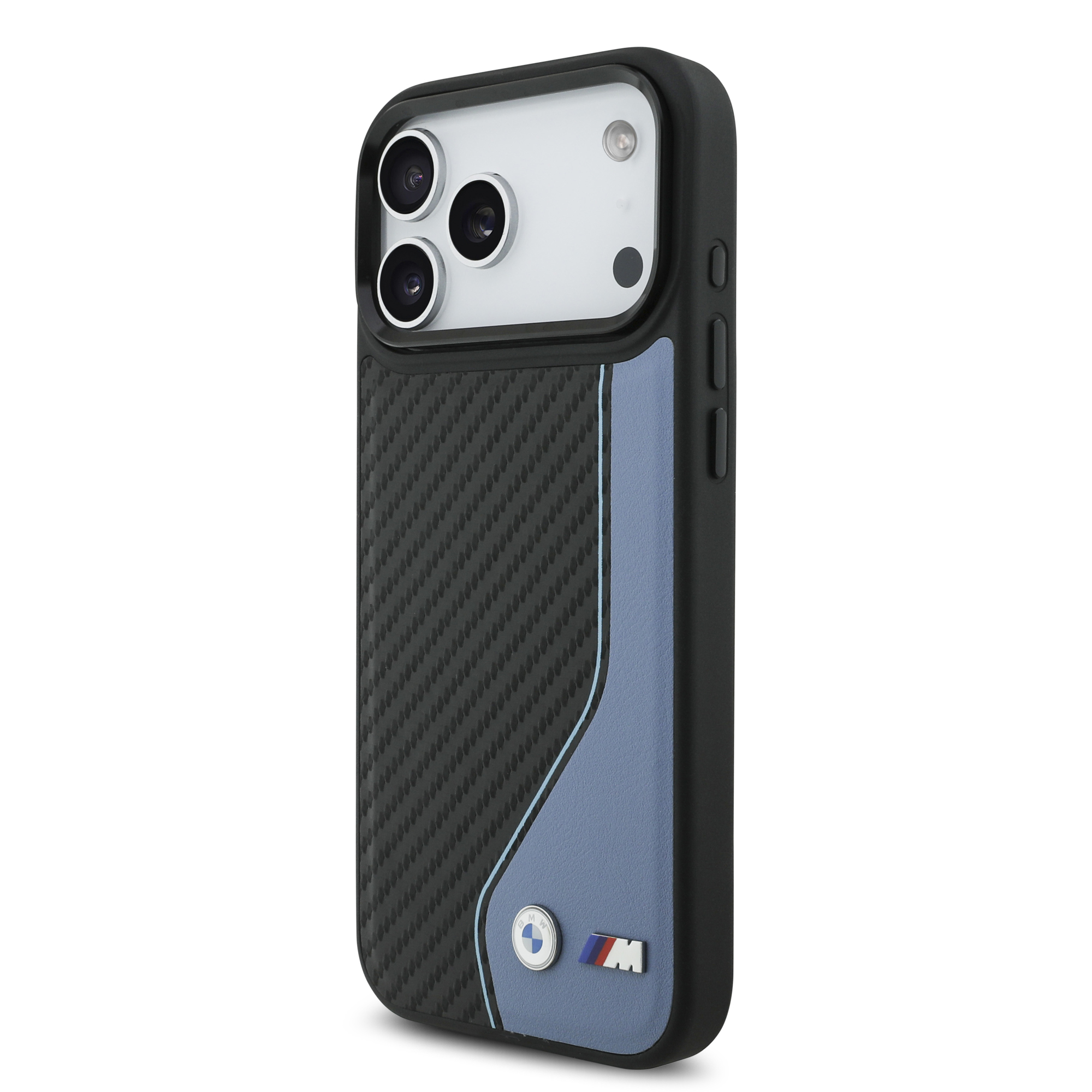 iPhone 17 Pro Max - BMW Leather Carbon Logo Blue - 3