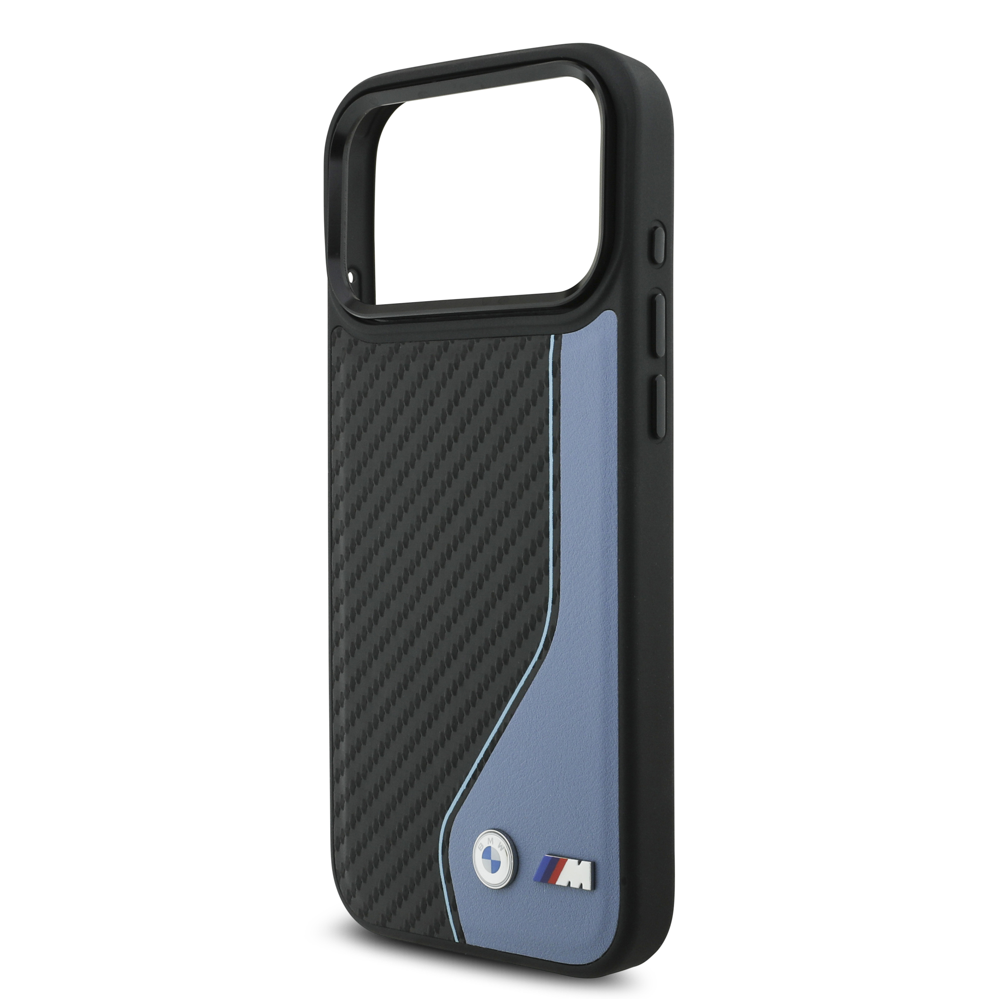 iPhone 17 Pro Max - BMW Leather Carbon Logo Blue - 6