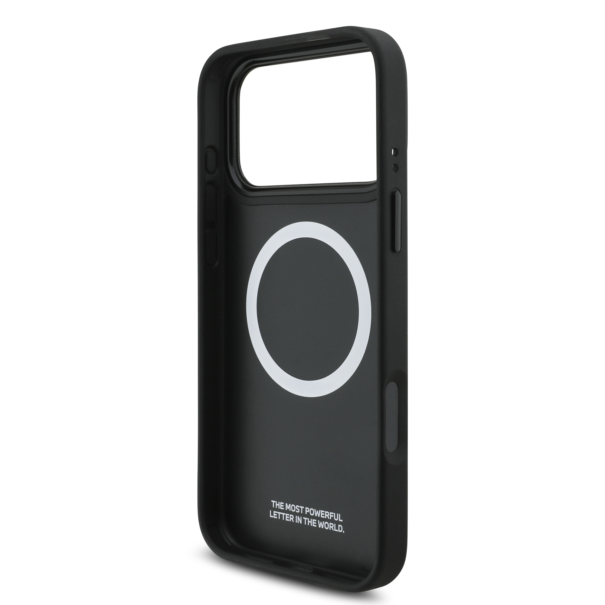 iPhone 17 Pro Max - BMW Leather Perforated Stripe Logo Navy - 7