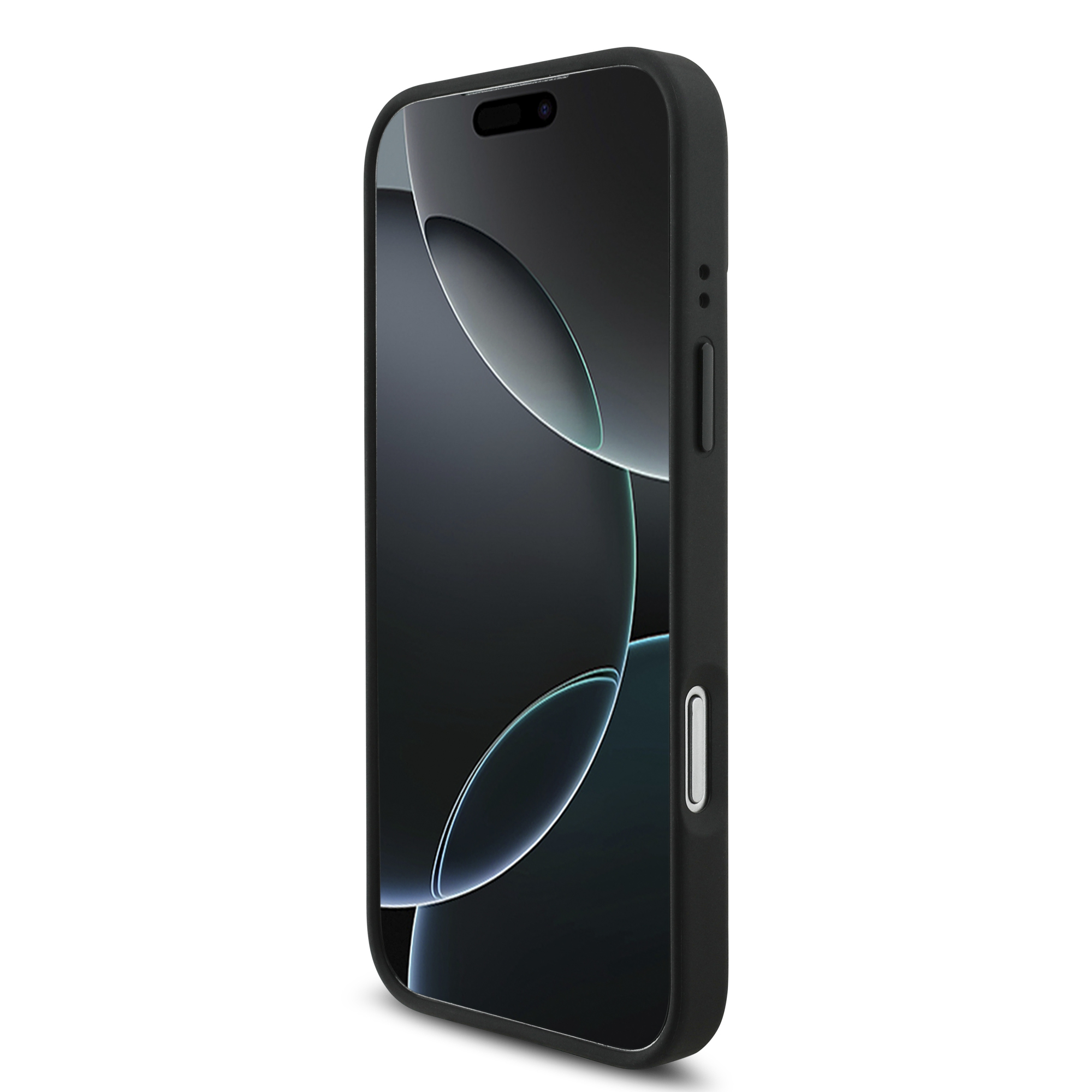 iPhone 17 Pro Max - BMW Leather Tricolor Slanted Tripes Black - 5
