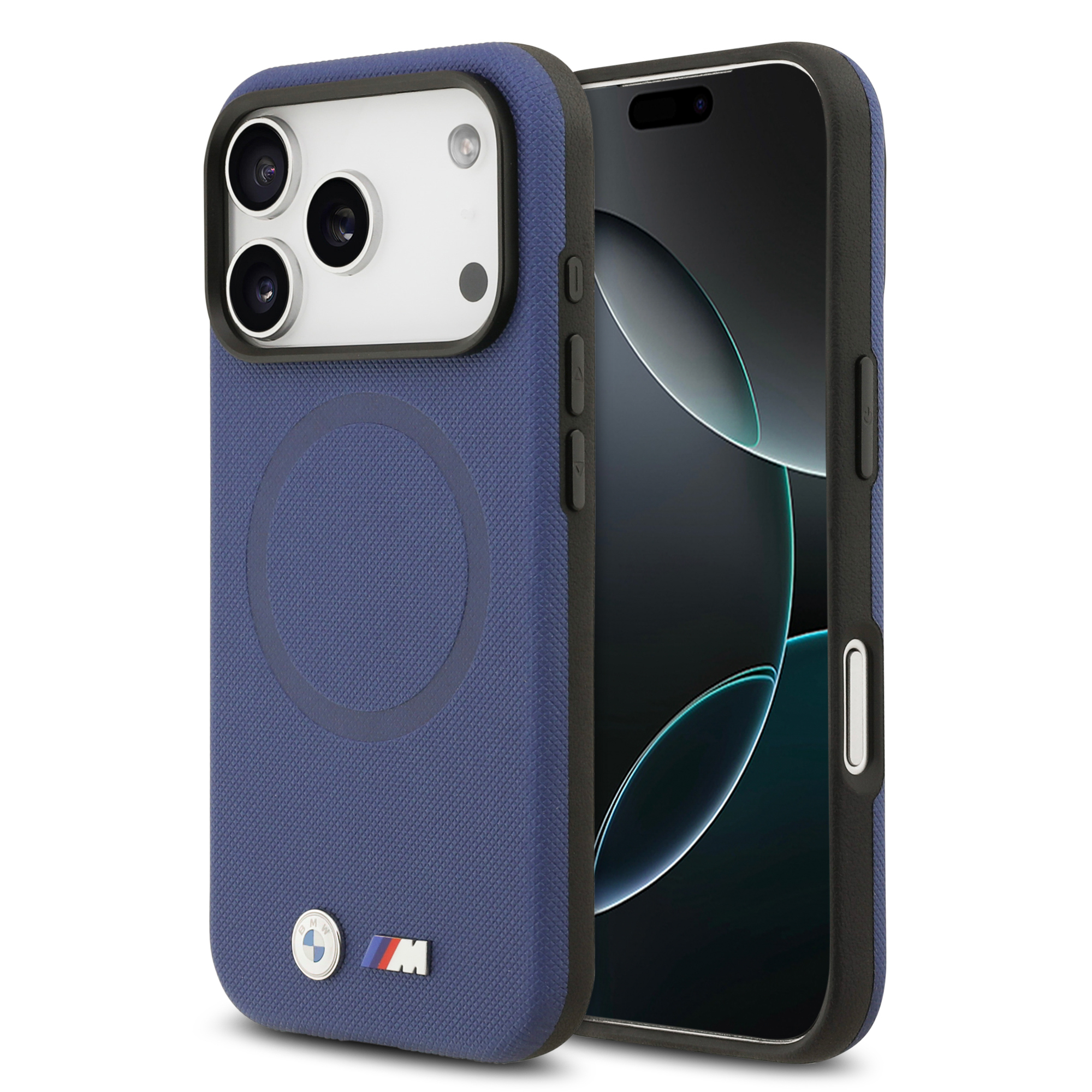 iPhone 17 Pro Max - BMW Leather Full Wrapped Navy
