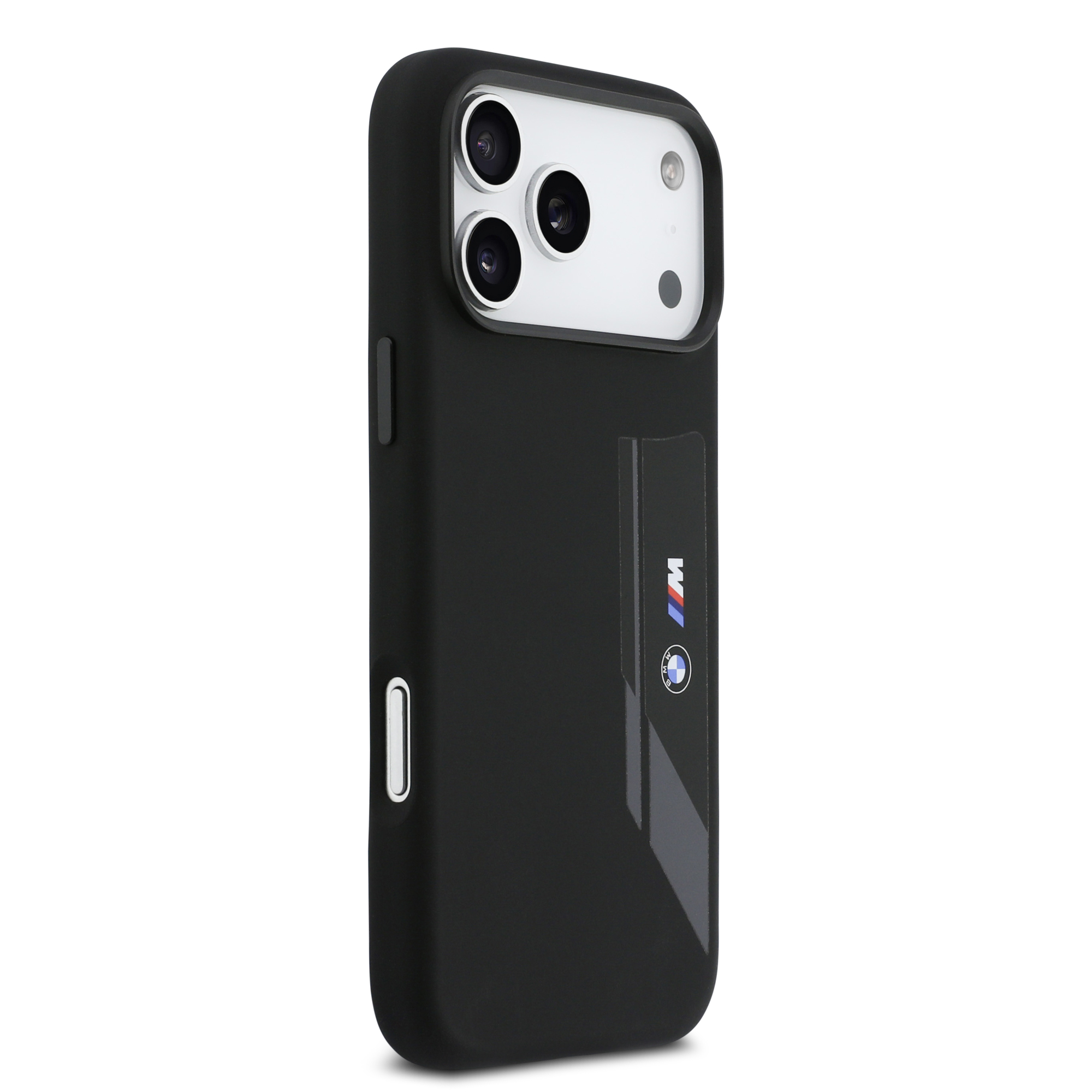 iPhone 17 Pro Max - BMW Silicone Vertical Logo Black - 4