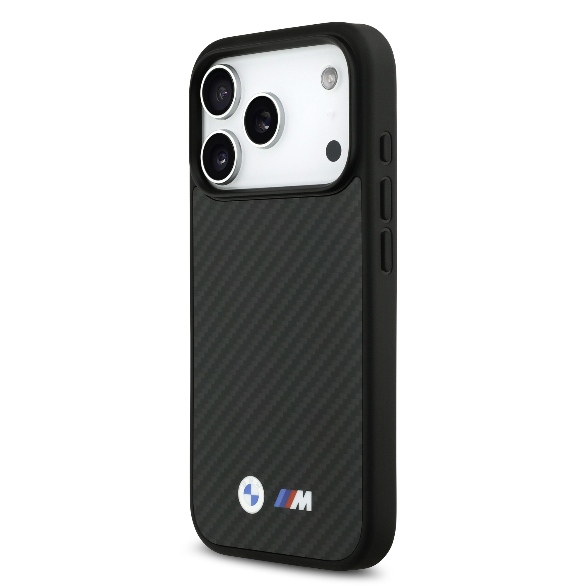 iPhone 17 Pro - BMW Kevlar Metal Logos Black - 3