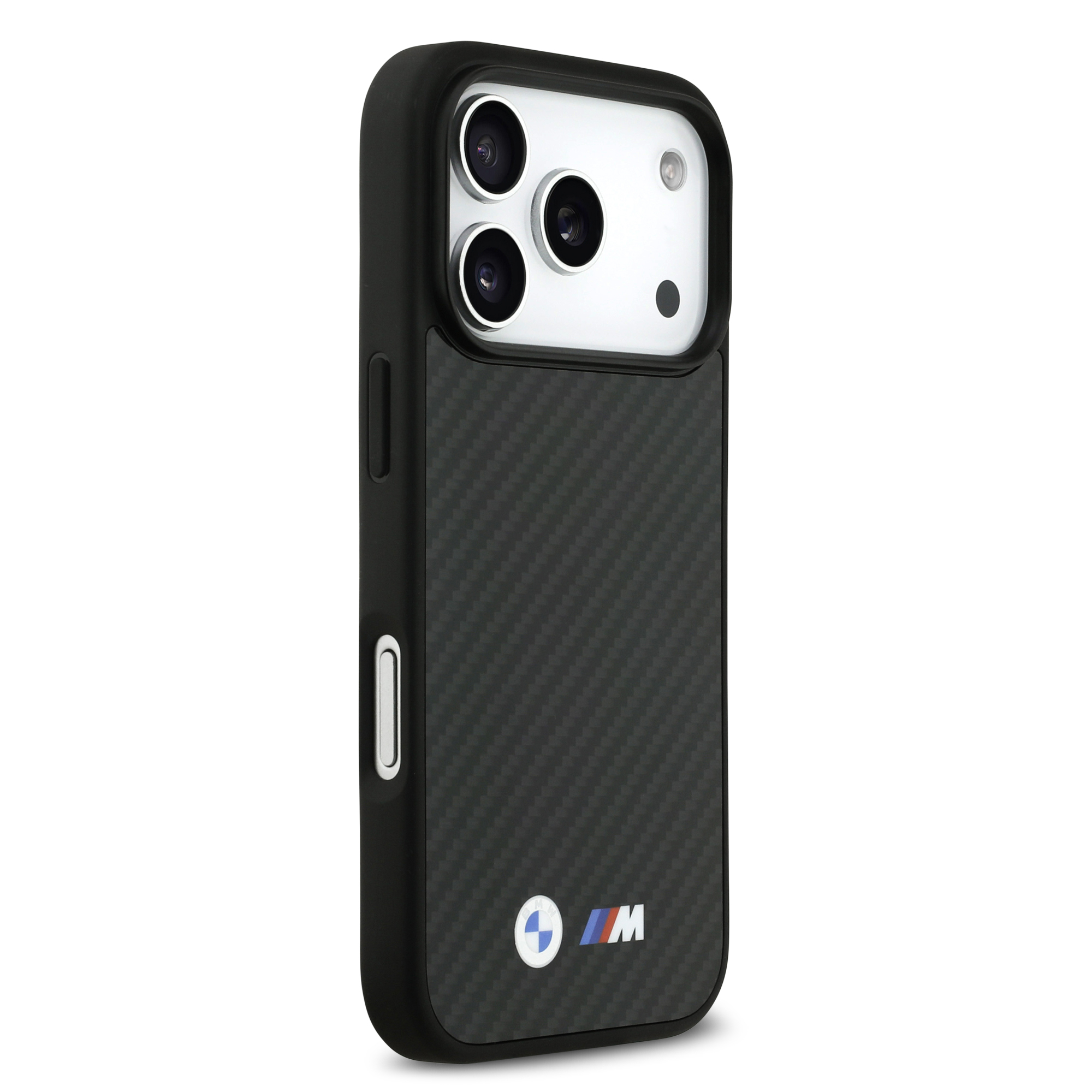 iPhone 17 Pro - BMW Kevlar Metal Logos Black - 4