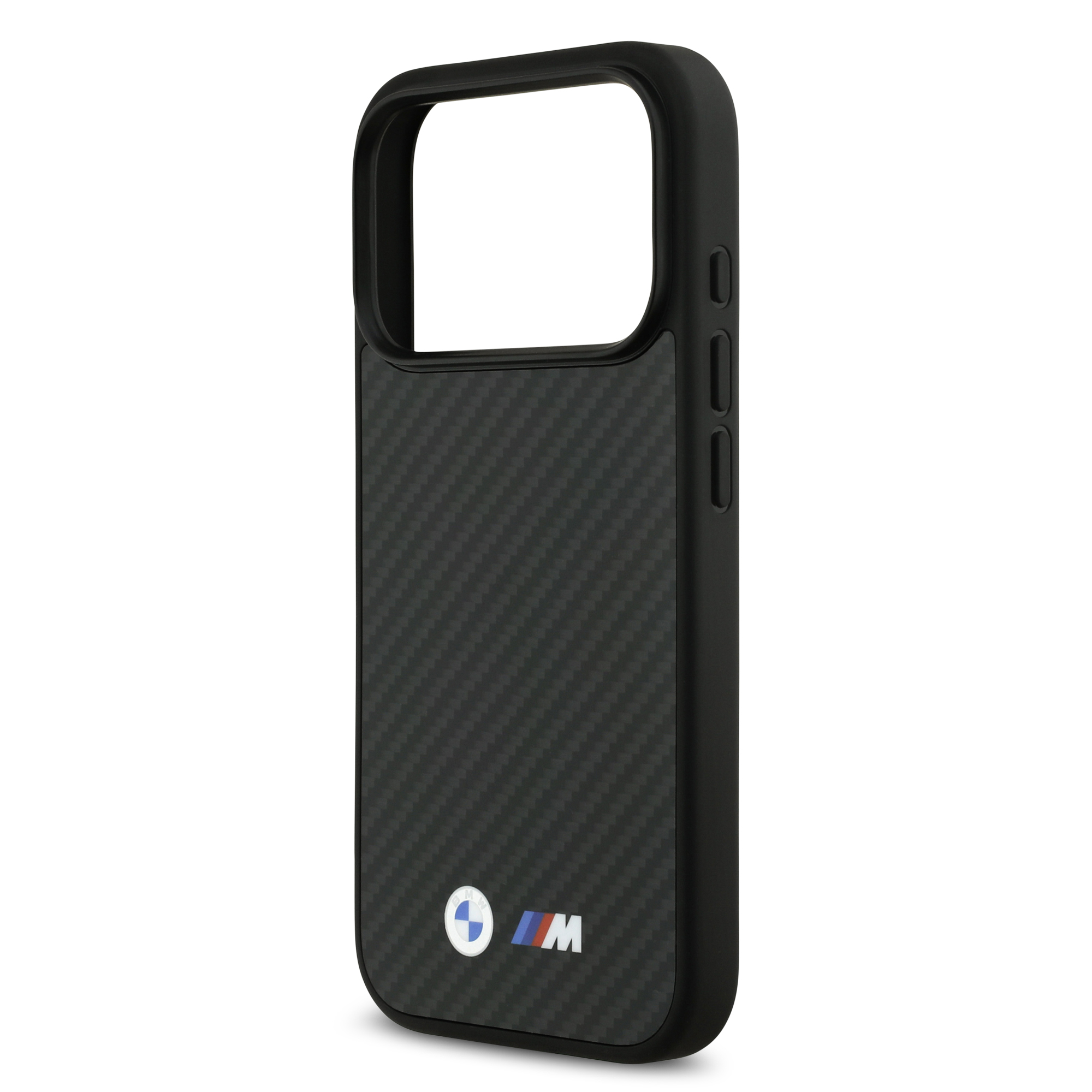 iPhone 17 Pro - BMW Kevlar Metal Logos Black - 6