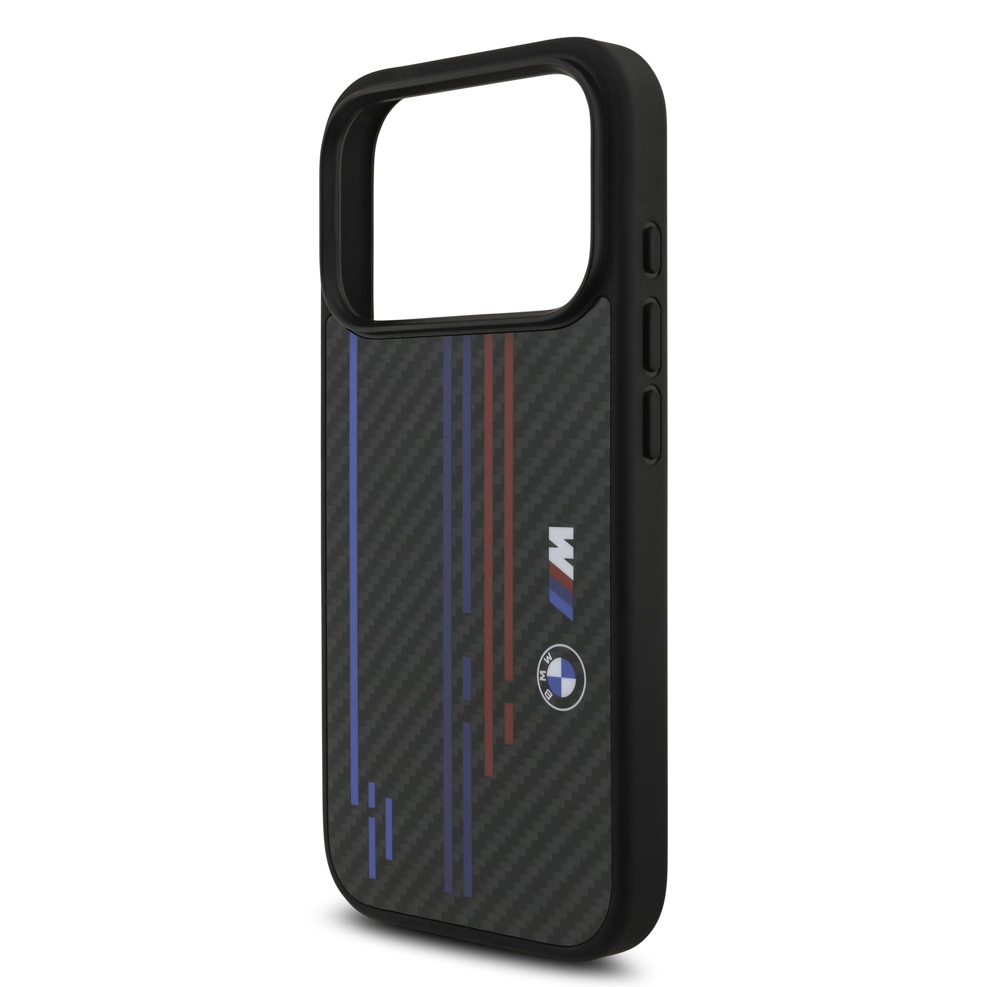 iPhone 17 Pro - BMW Kevlar Lines Printed Logos Black - 6