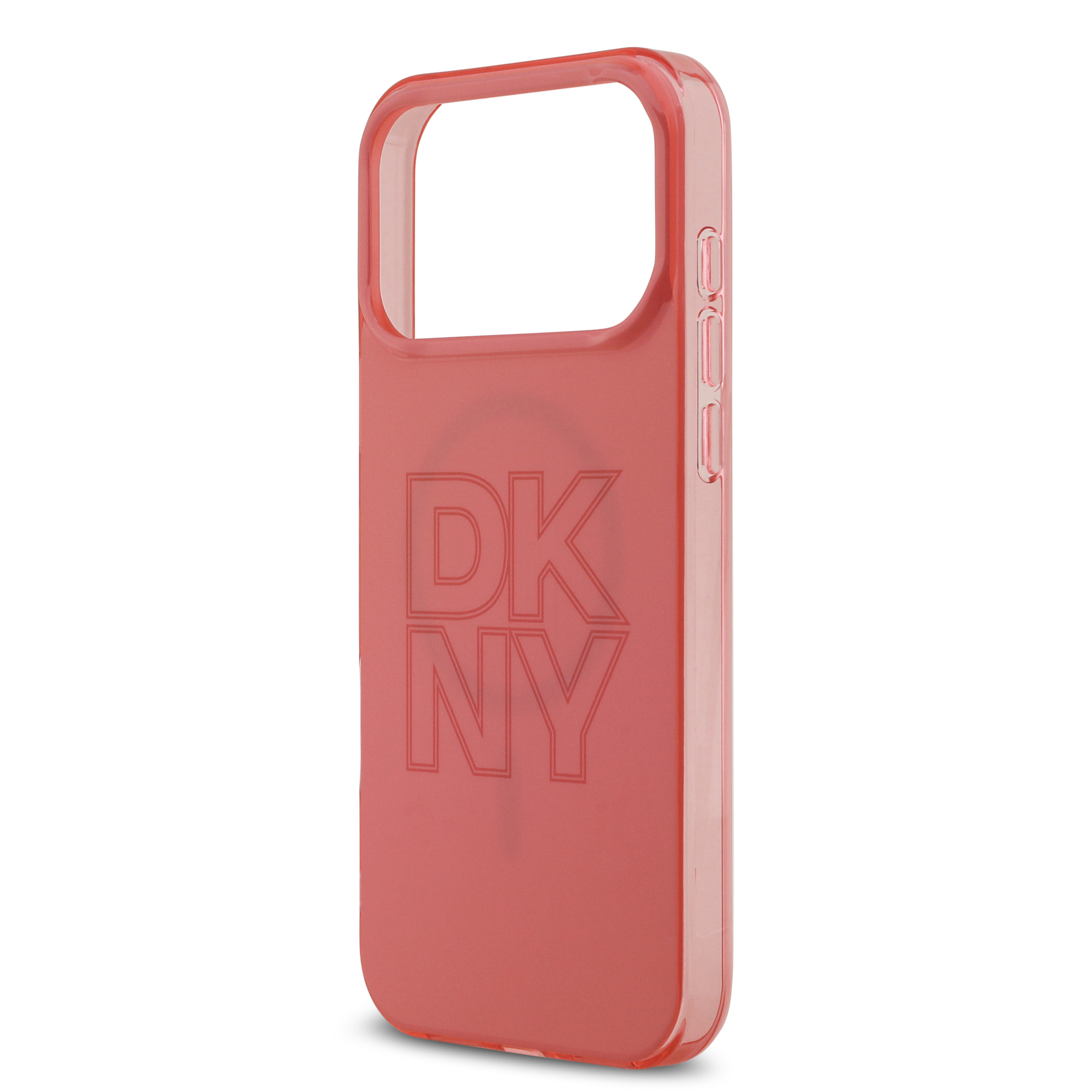 iPhone 17 Pro Max - DKNY PC/TPU Tonal Stack Logo Pink - 6