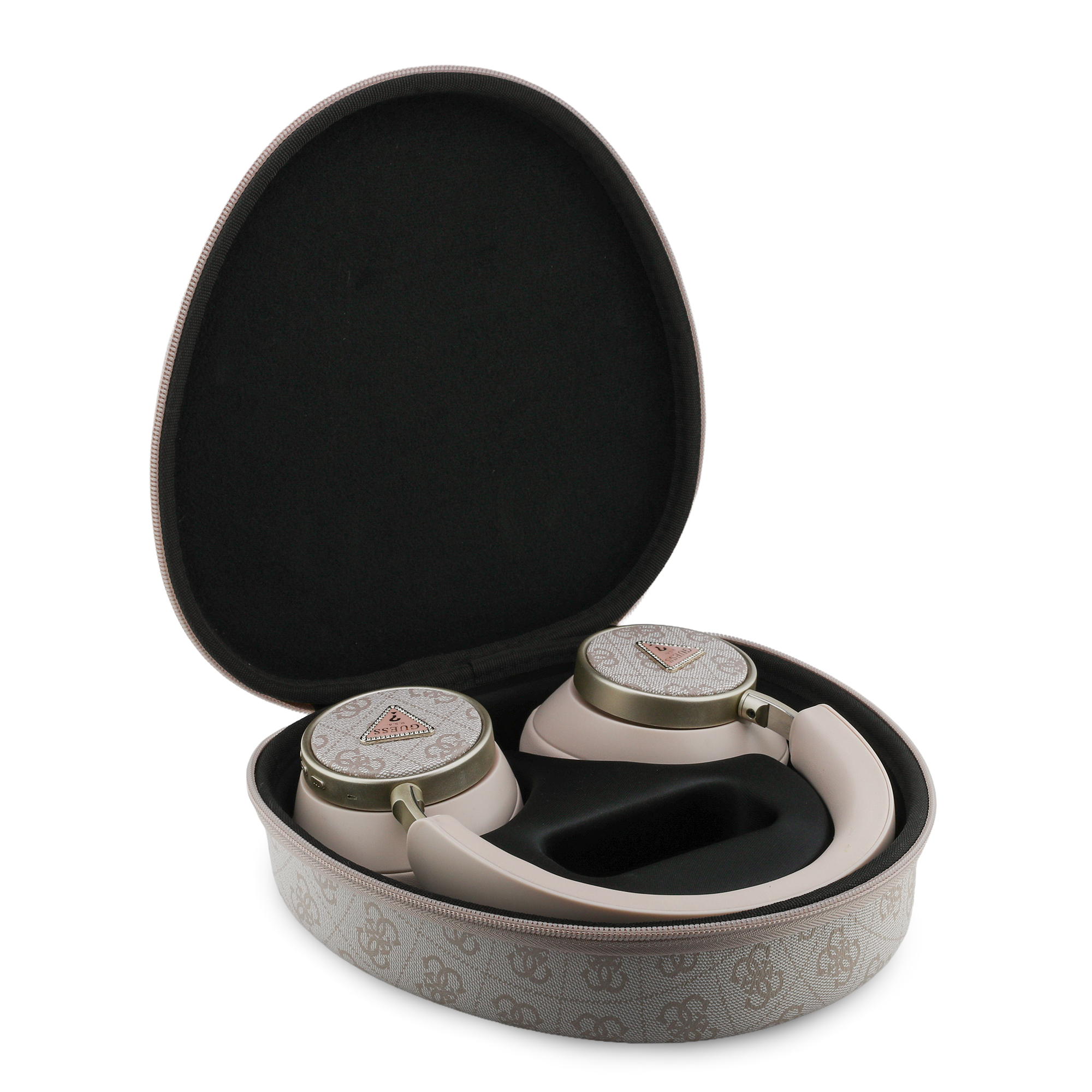 Headphones - GUESS Leather 4G Triangle Logo Pink - 5