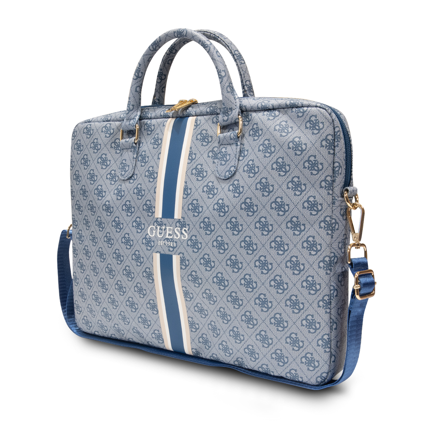 Laptop Bag 16 - GUESS 4G Stripes Blue - 2