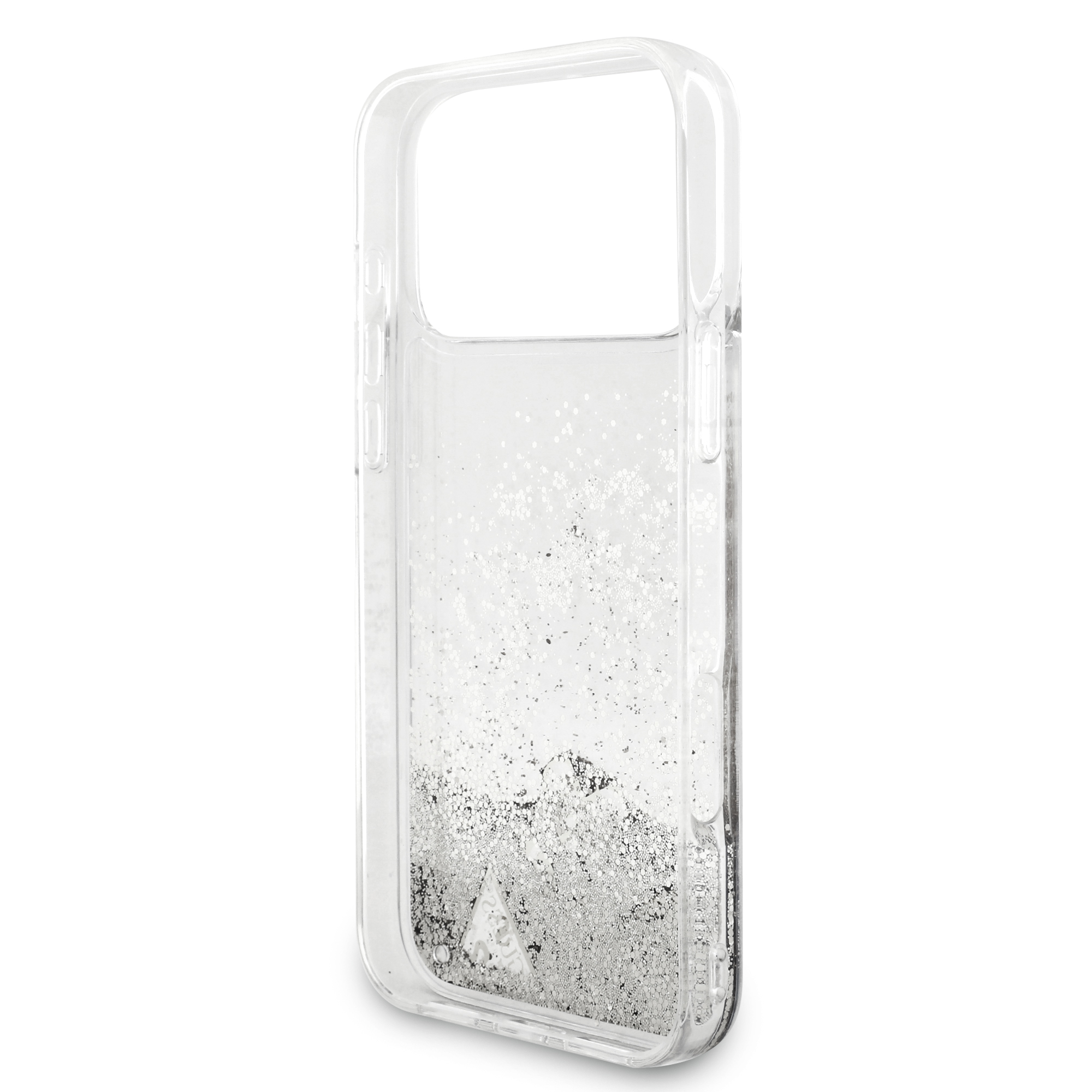 iPhone 17 Pro Max - GUESS Liquid Glitter Charms Silver - 7
