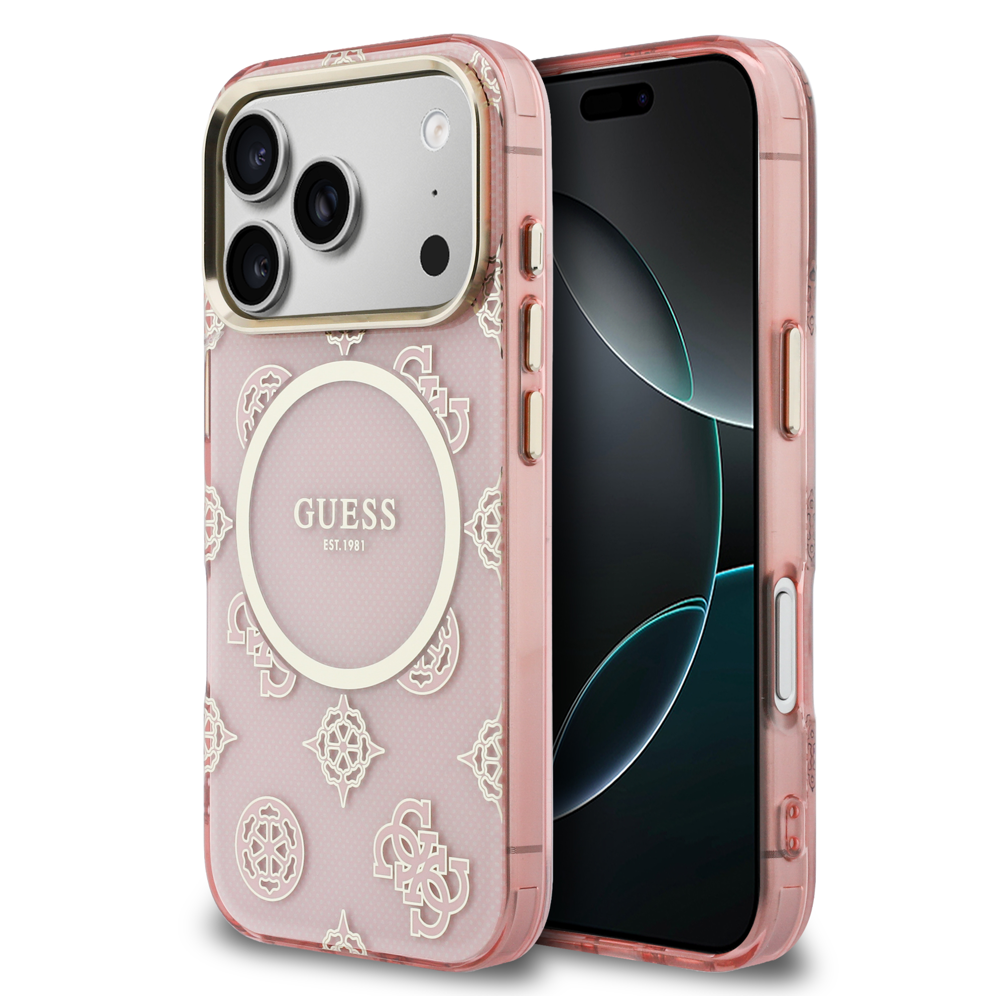 iPhone 17 Pro - GUESS IML Peony Dot Pink - 2