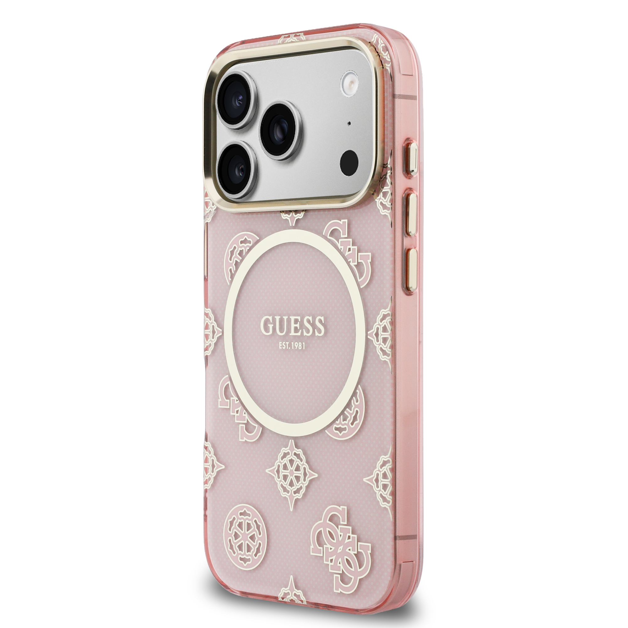 iPhone 17 Pro - GUESS IML Peony Dot Pink - 3