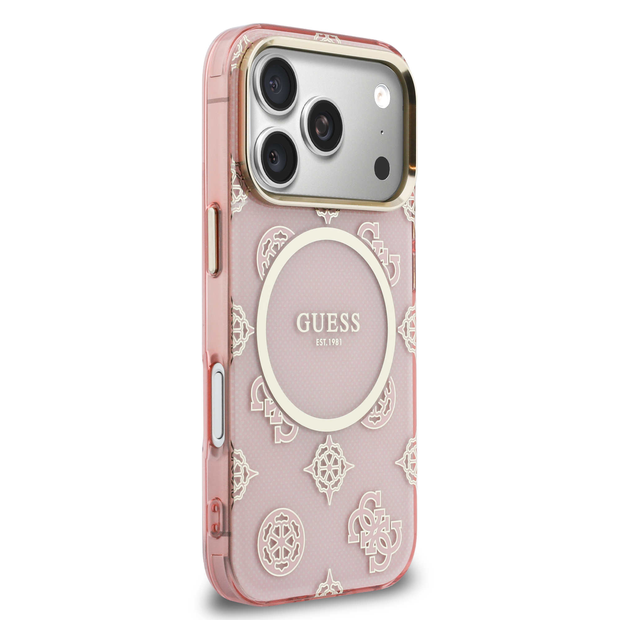 iPhone 17 Pro - GUESS IML Peony Dot Pink - 4