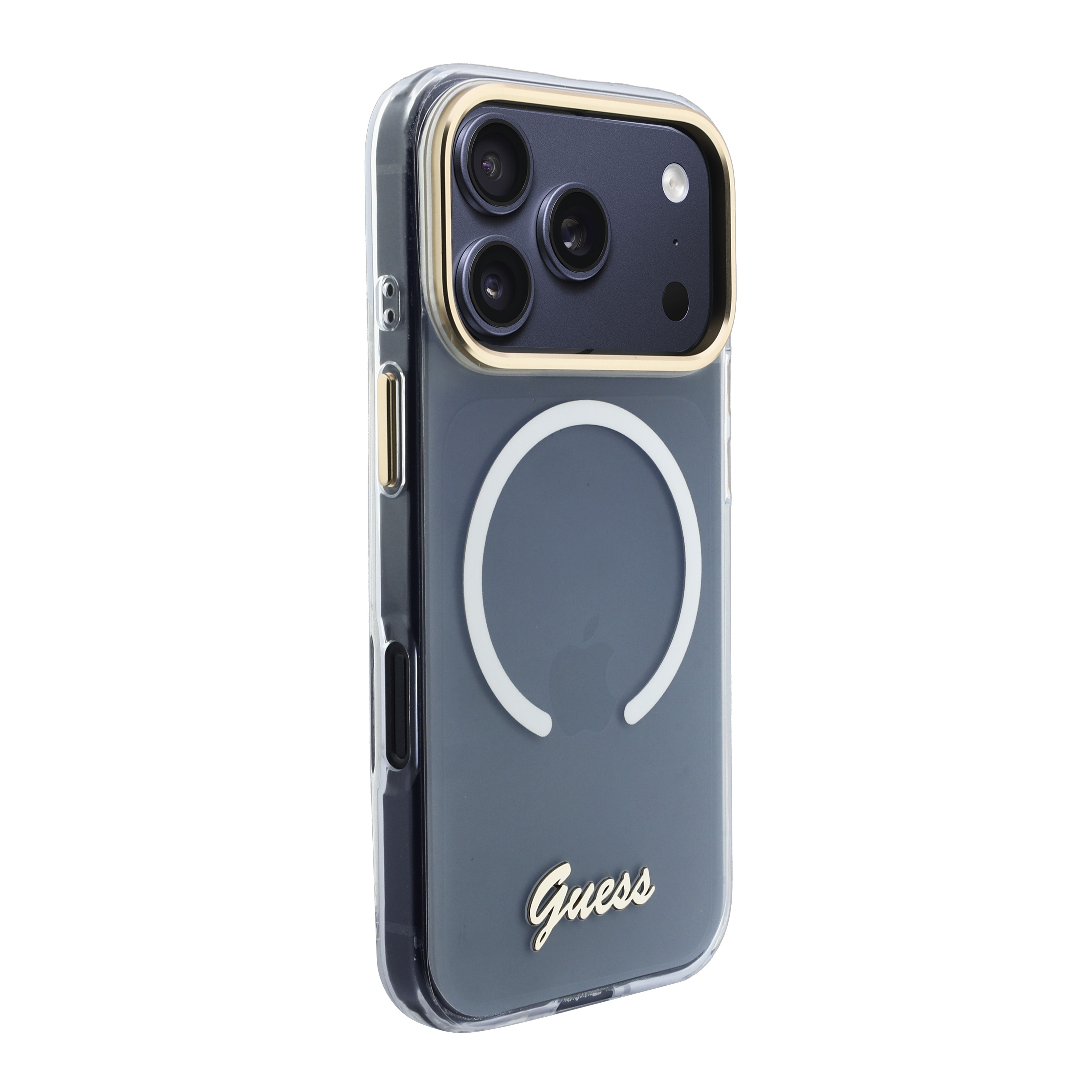 iPhone 17 Pro - GUESS Gradient Script Metal White - 6