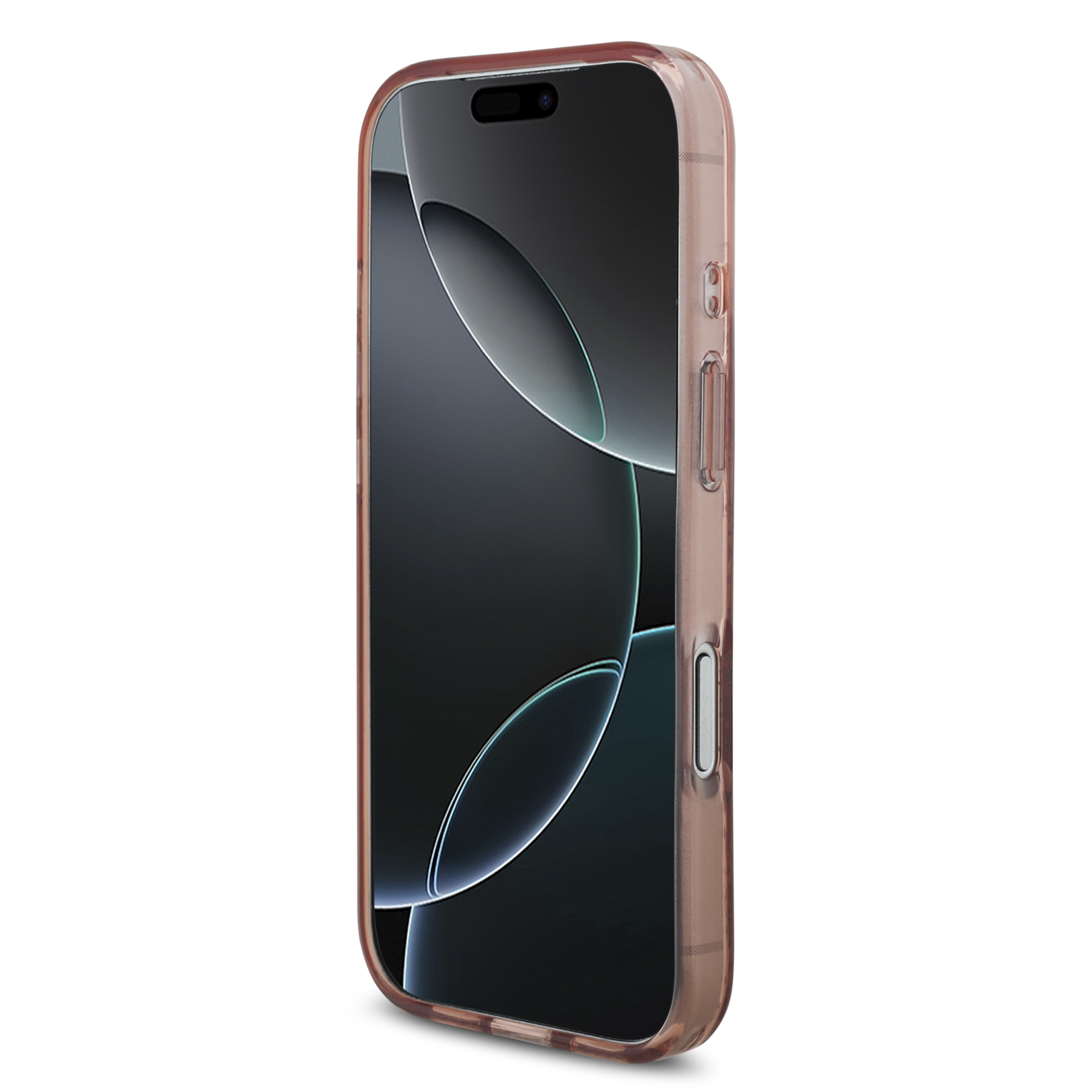 iPhone 17 Pro - GUESS Flowers With Pearl Strap Pink - 5