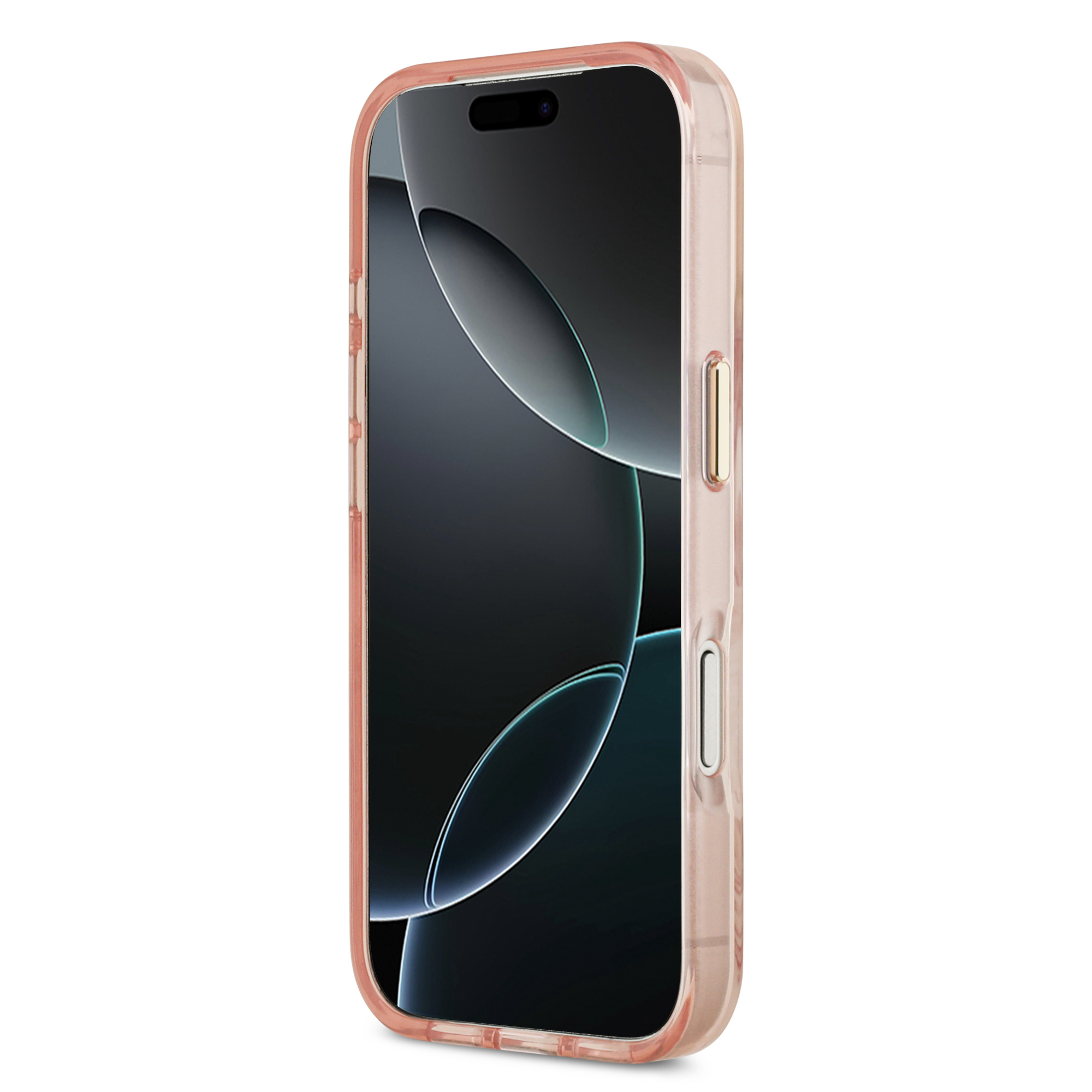 iPhone 17 Pro - GUESS Jungle Tonal Triangle Pink - 5