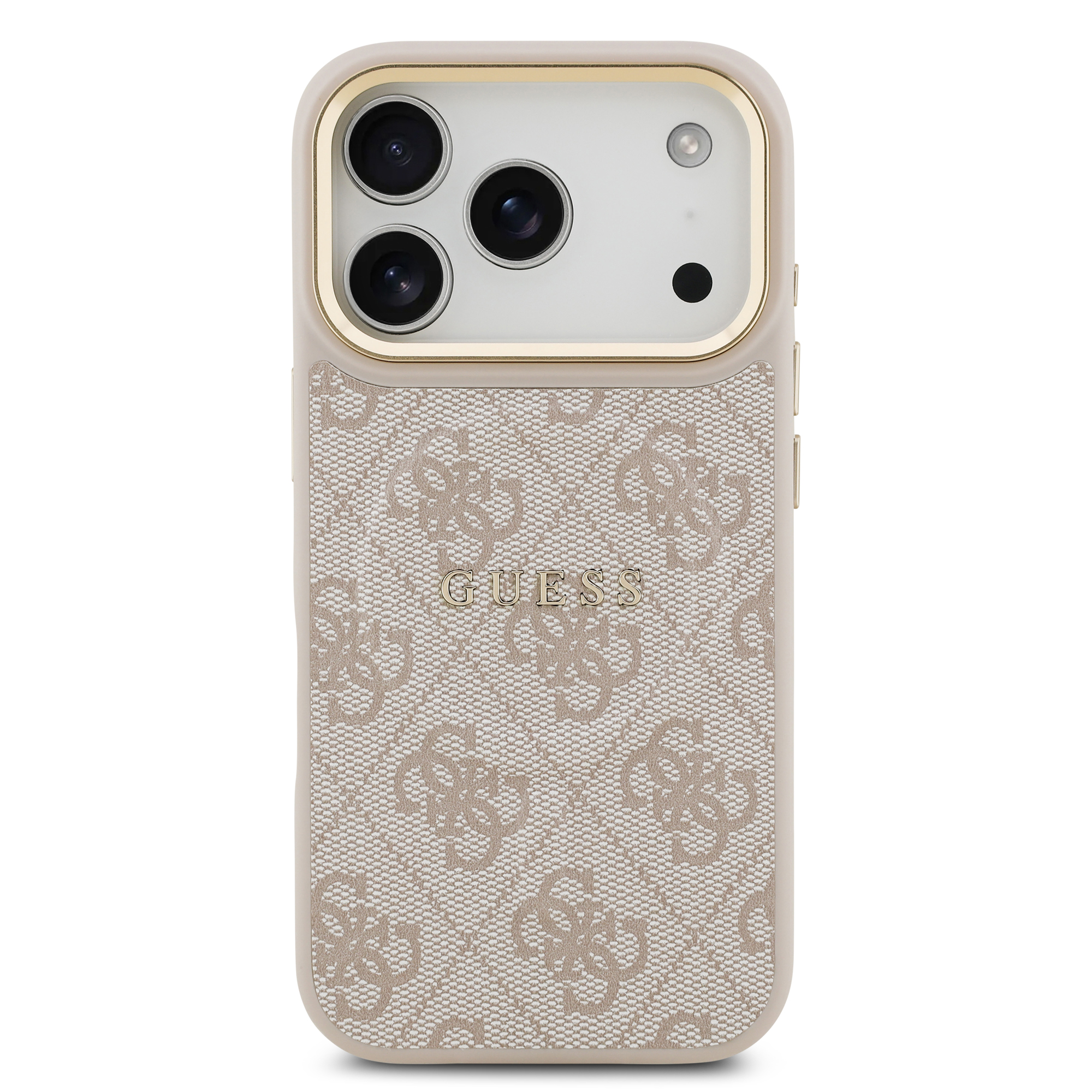 iPhone 17 Pro - GUESS Leather With Classic Logo Pink - 3