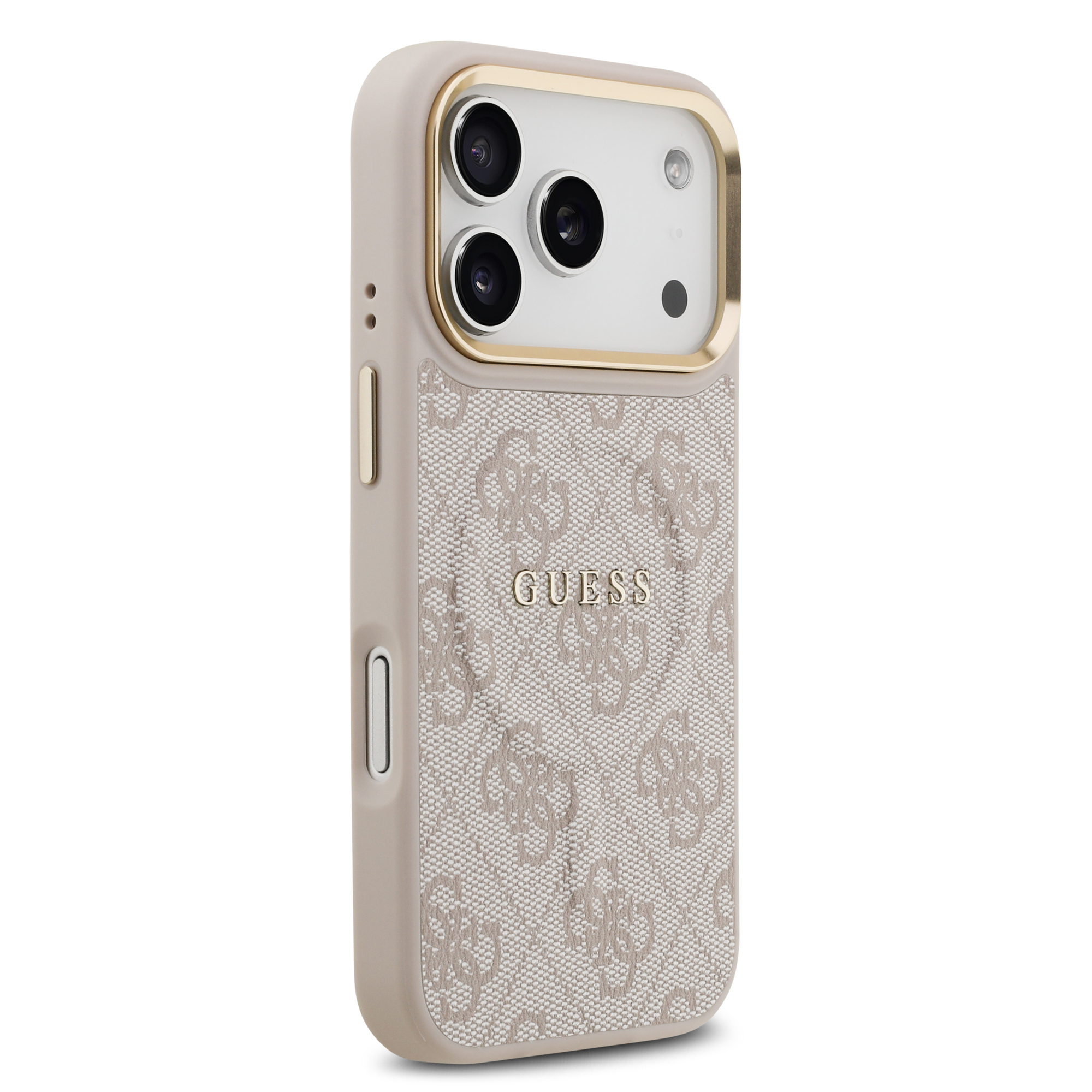 iPhone 17 Pro - GUESS Leather With Classic Logo Pink - 4