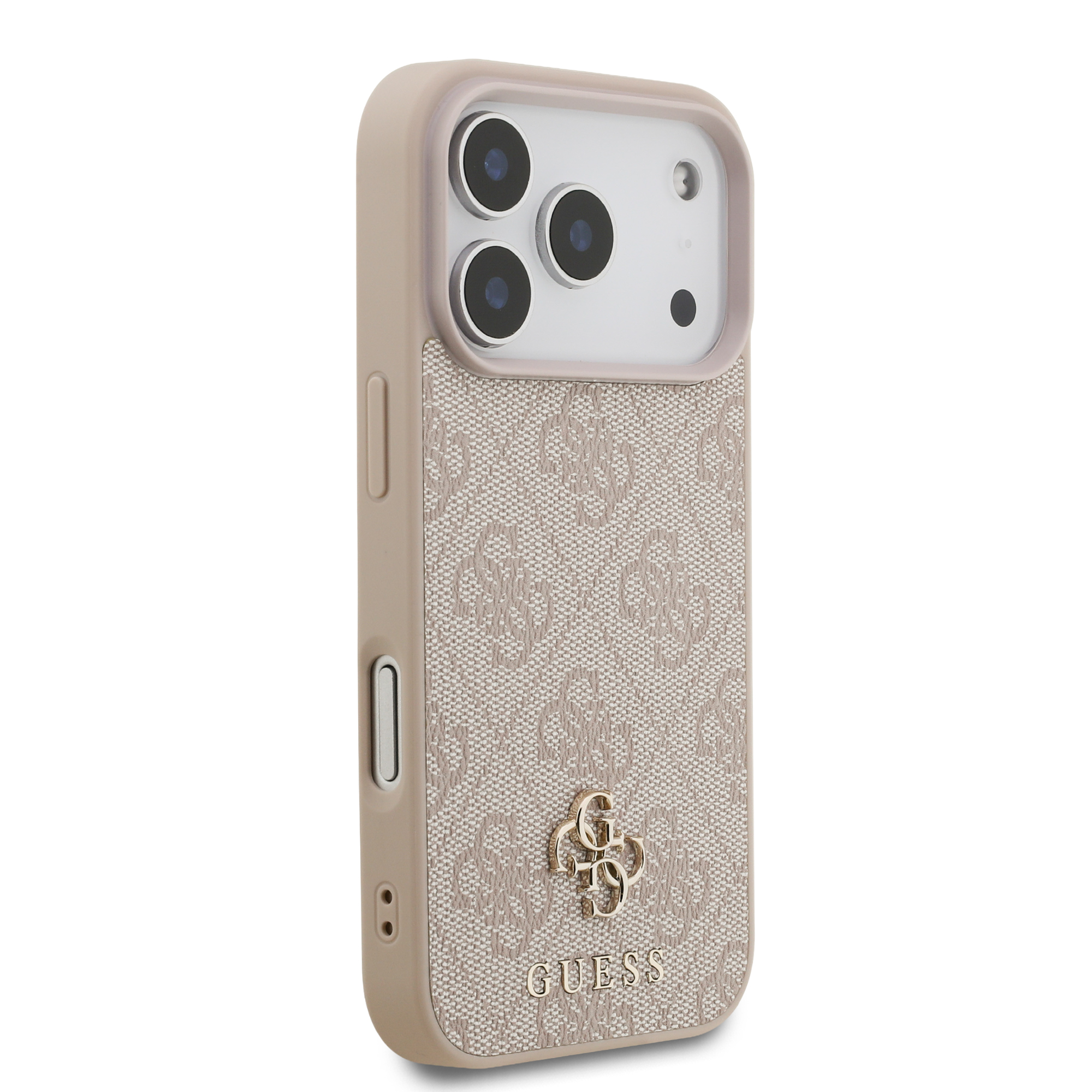 iPhone 17 Pro - GUESS Leather 4G Small Classic Pink - 4