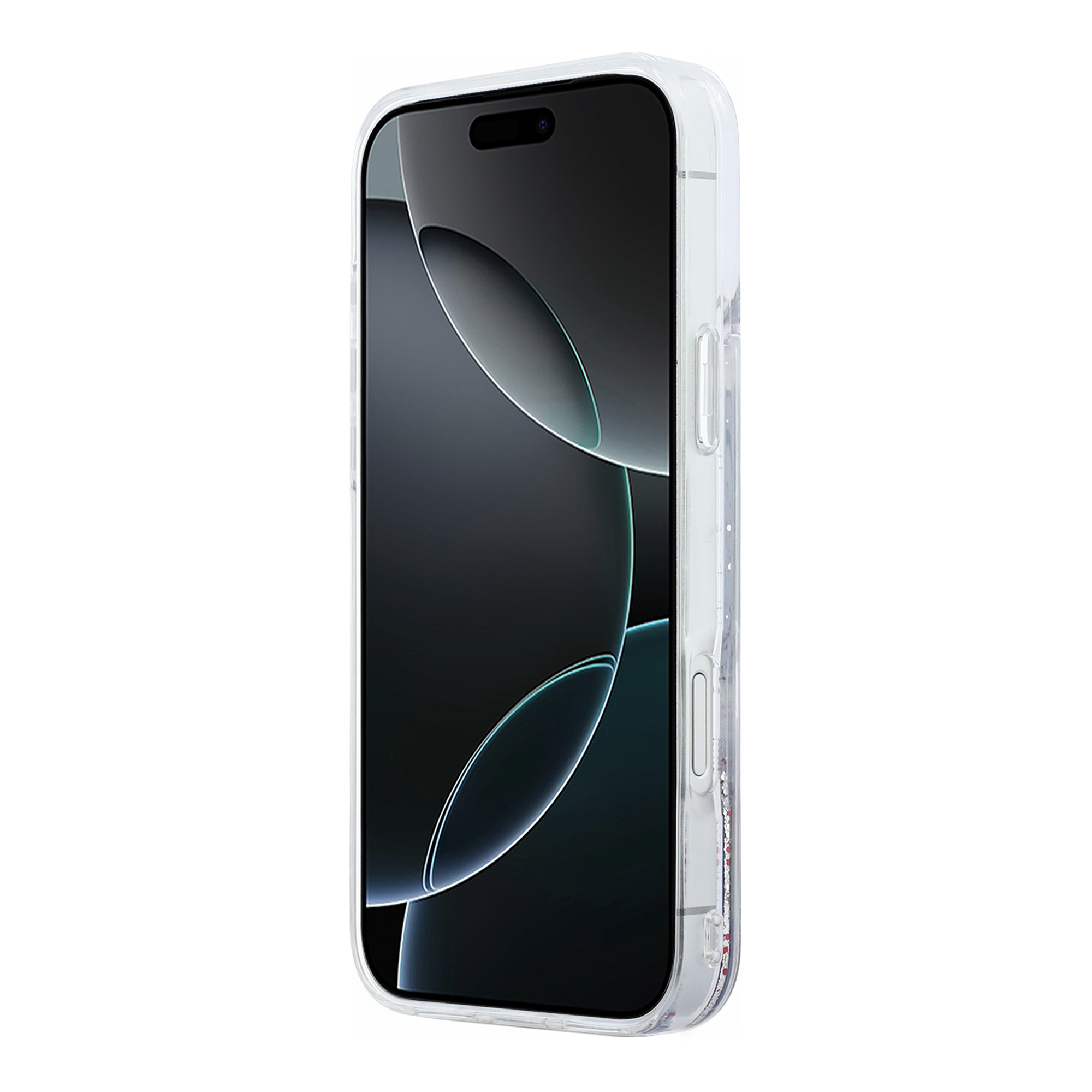 iPhone 17 Pro Max - GUESS Liquid Glitter With Cherries Silver - 5