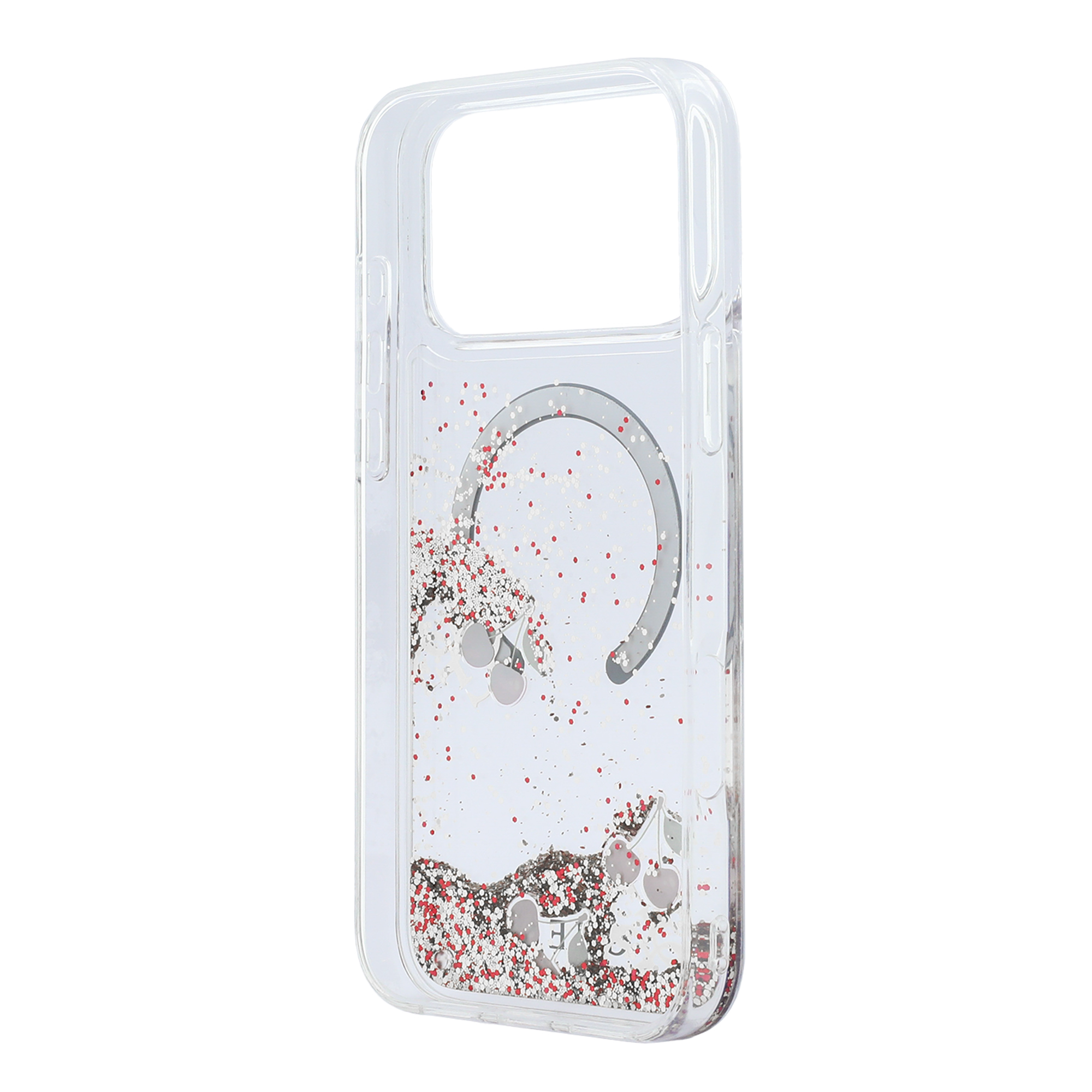 iPhone 17 Pro Max - GUESS Liquid Glitter With Cherries Silver - 7