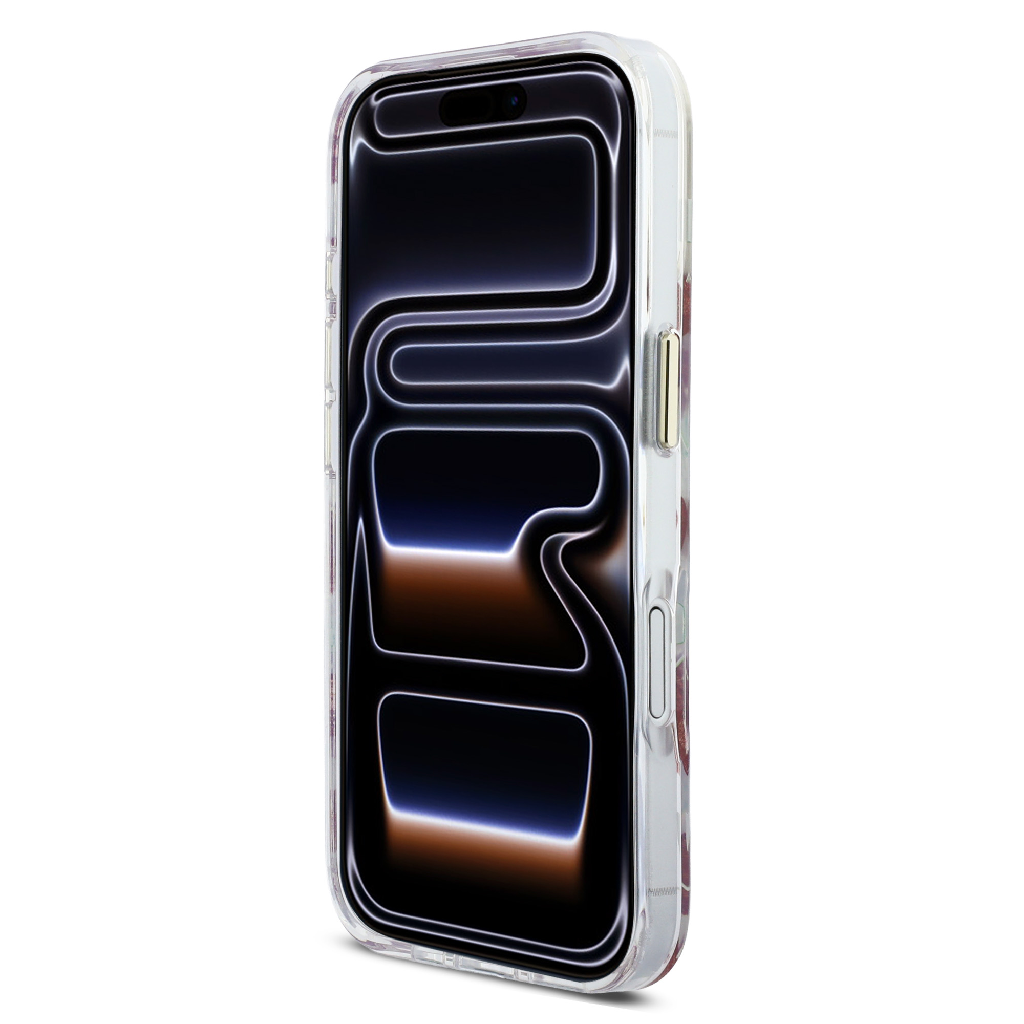 iPhone 17 Pro Max - GUESS TPU Mirror Cherry Glitter - 5
