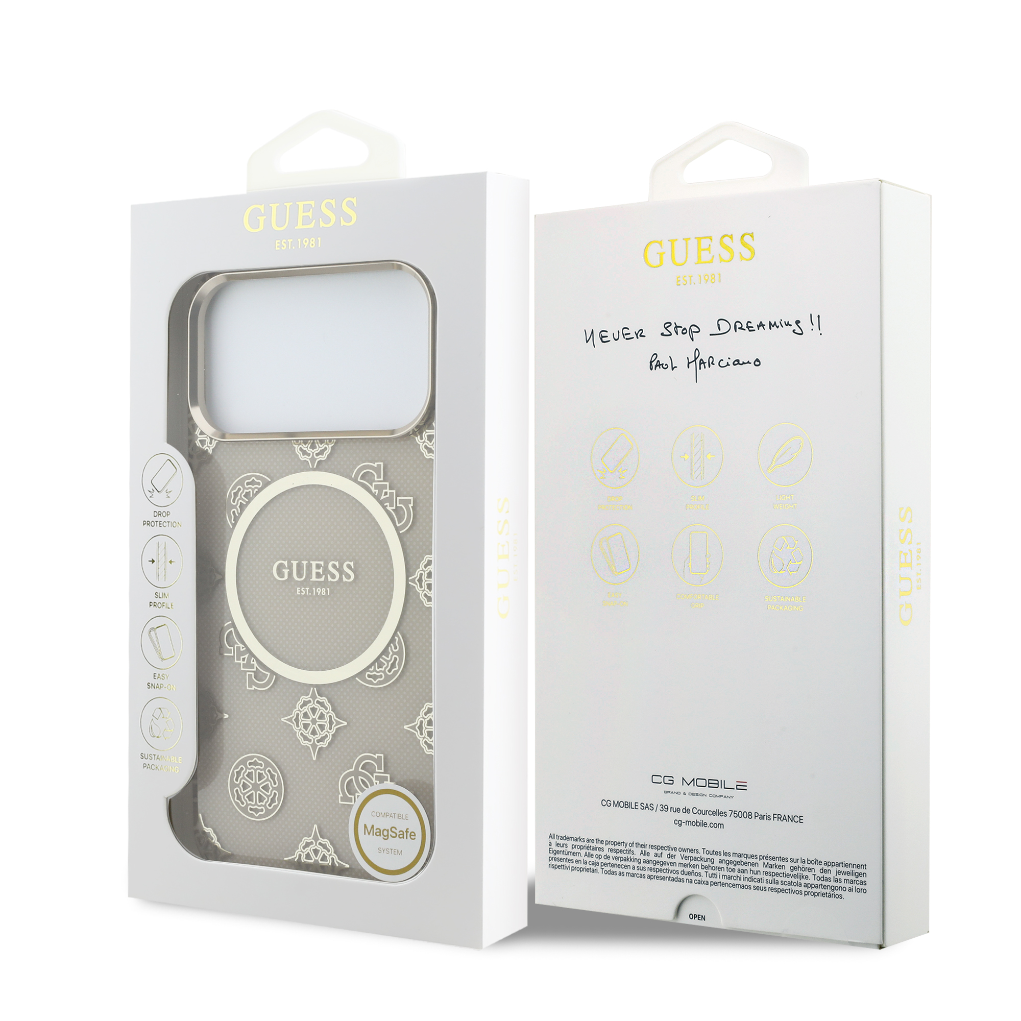 iPhone 17 Pro Max - GUESS Peony Dot Beige - 8