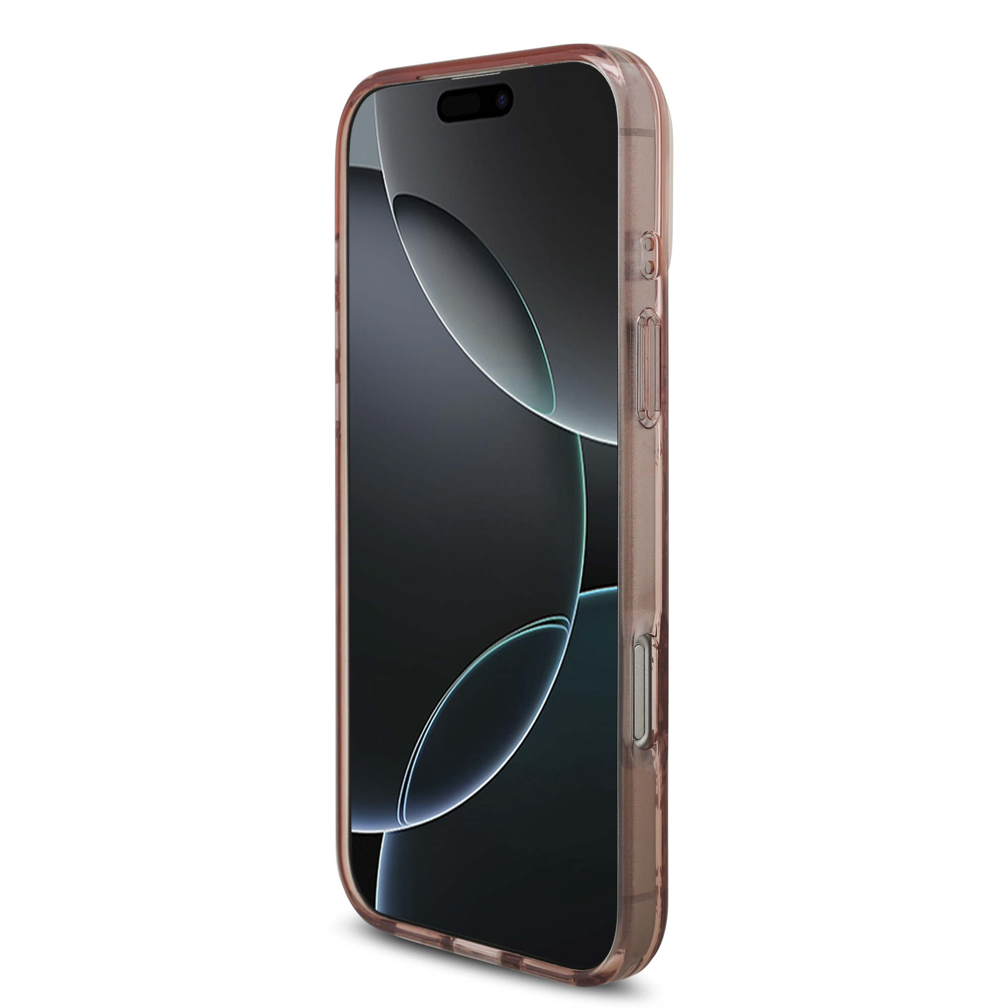 iPhone 17 Pro Max - GUESS Flowers With Pearl Strap Pink - 5