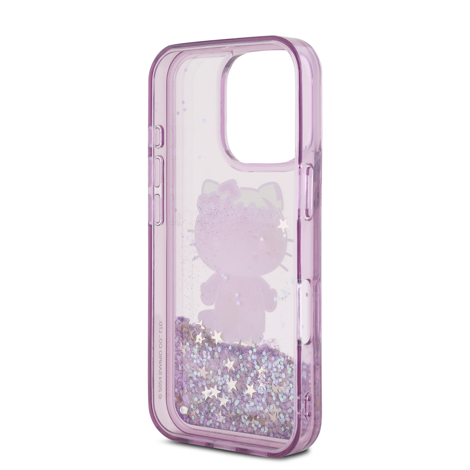 iPhone 16 Pro Max - HELLO KITTY Liquid Glitters 50TH Anniversary Purple - 7